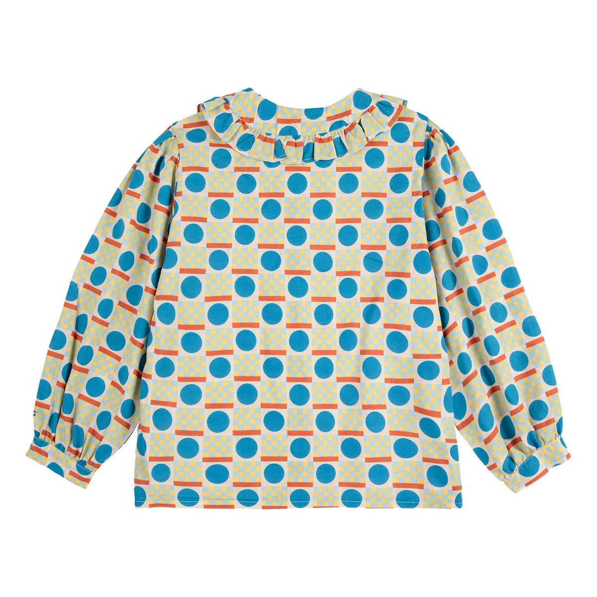 Geometric Scacs All Over Blouse