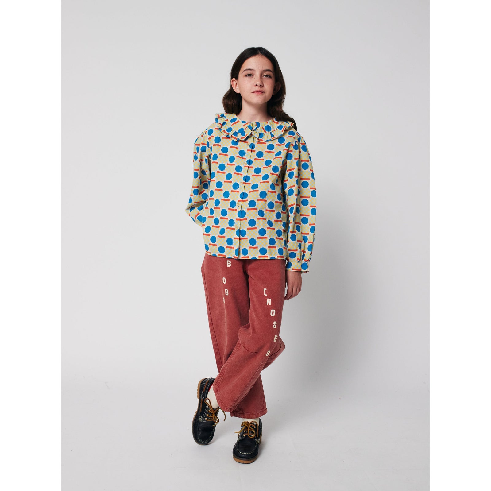 Geometric Scacs All Over Blouse