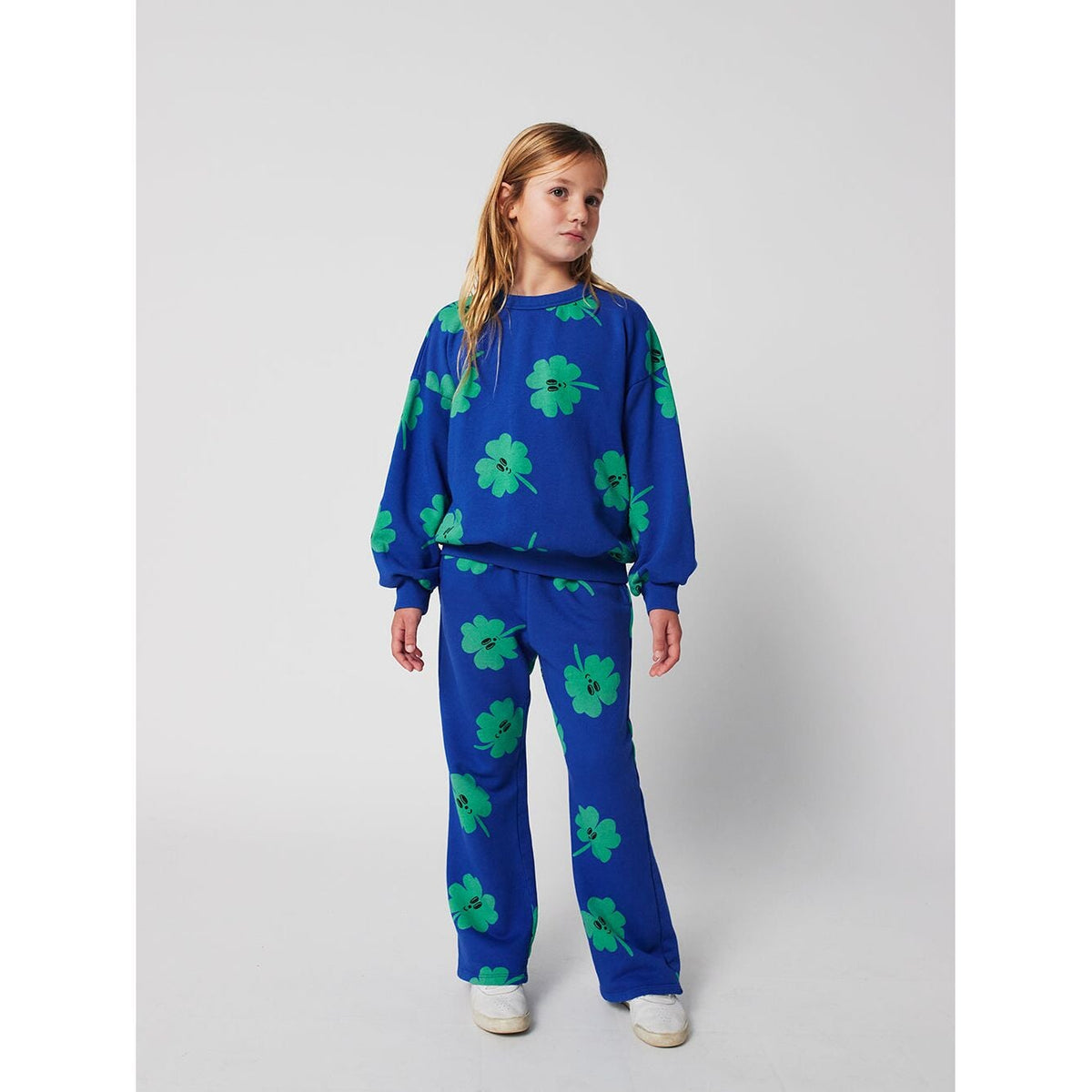 Lucky Clover All Over Flare Jogging Pants