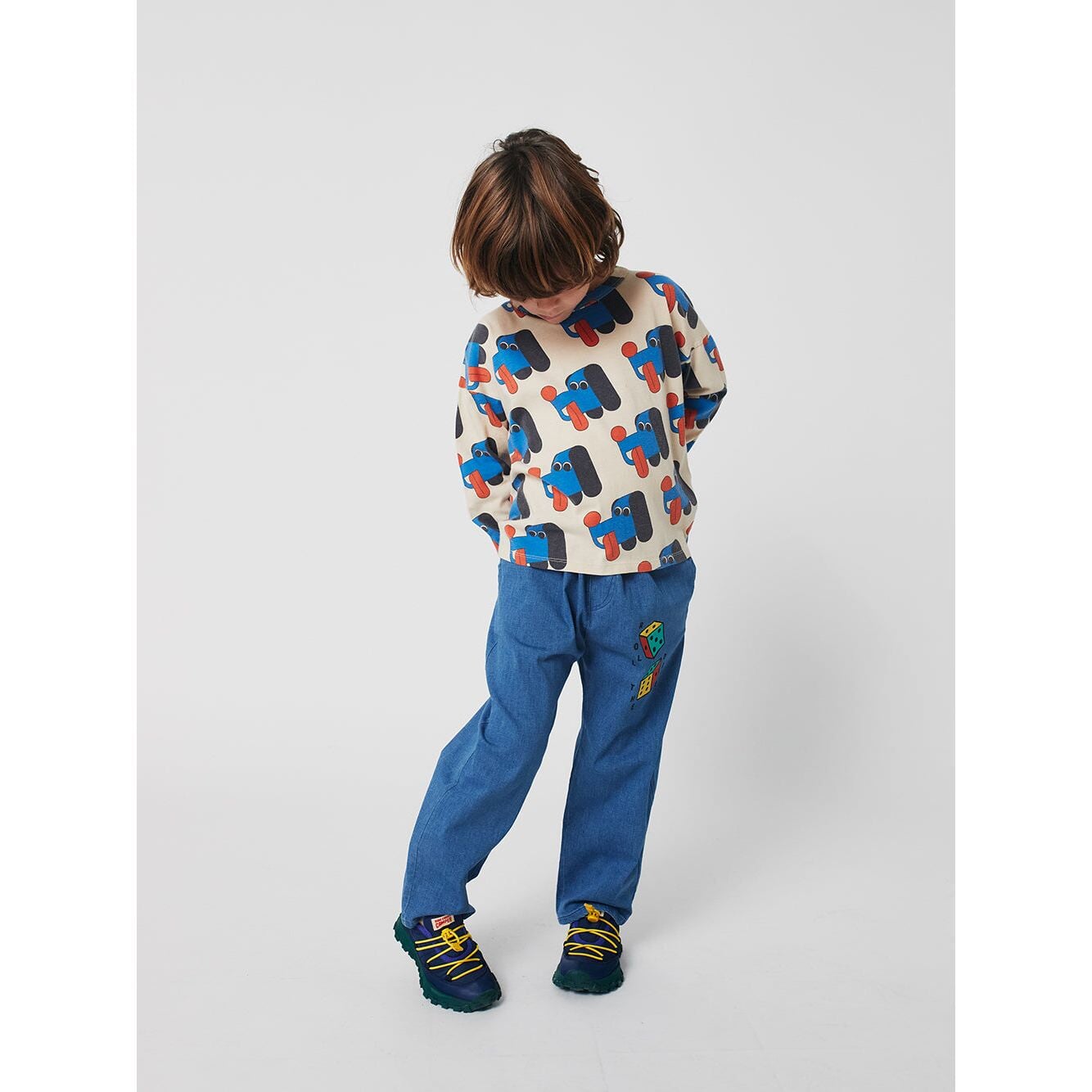 Roll The Dice Light Denim Pants