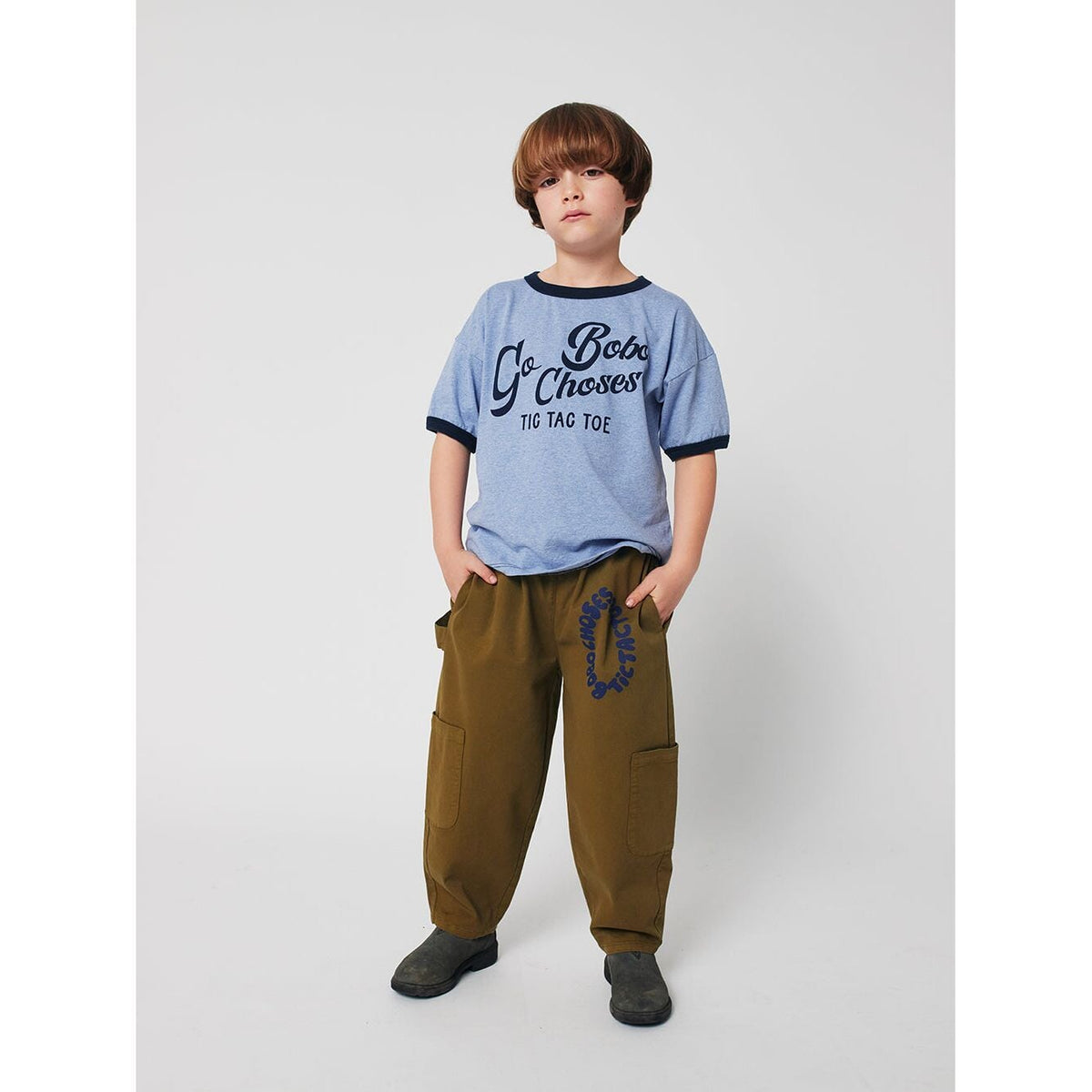 Tic Tac Toe Woven Cargo Pants