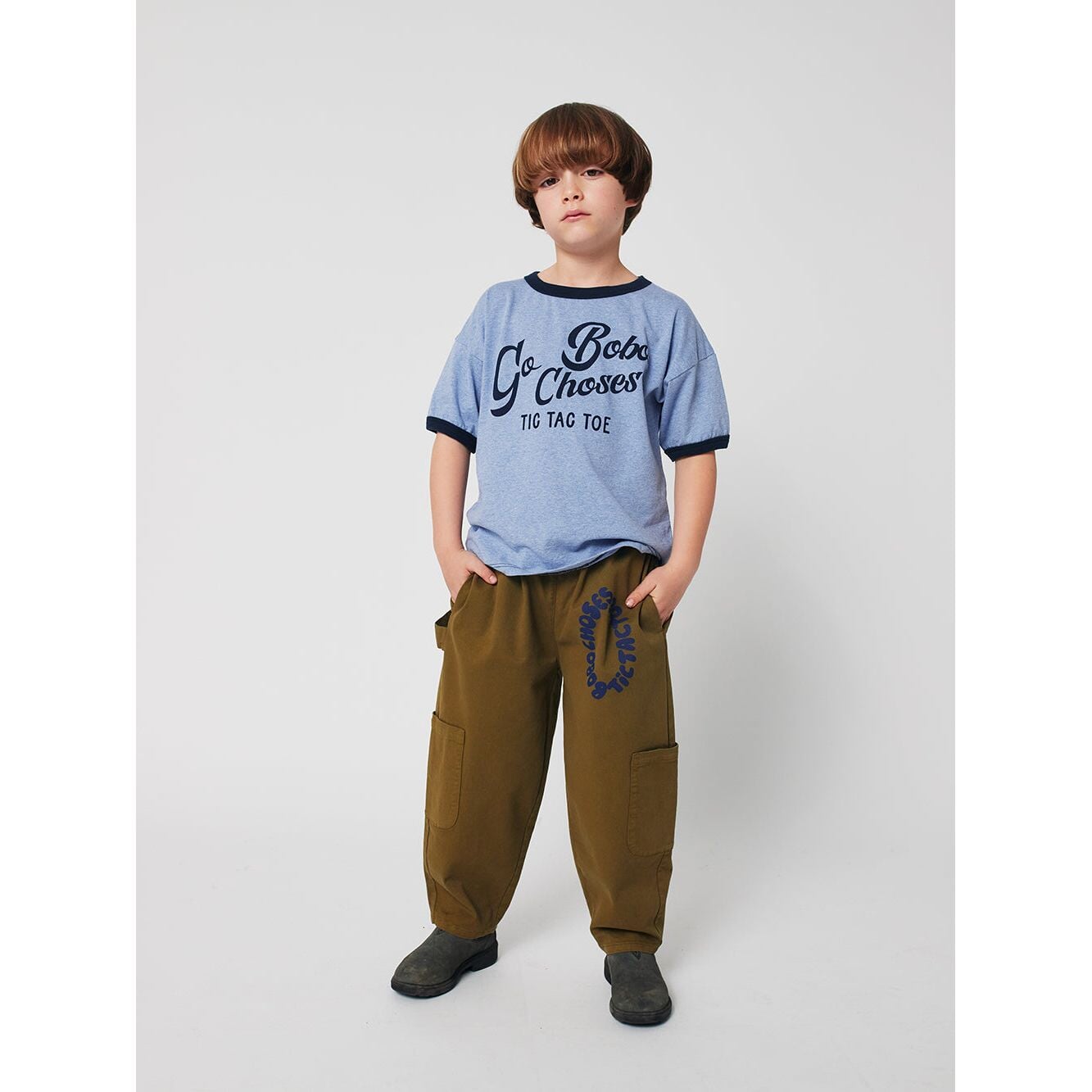 Tic Tac Toe Woven Cargo Pants