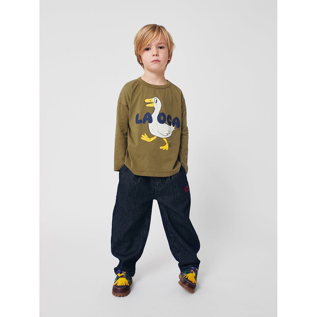 Tic Tac Toe Denim Pants