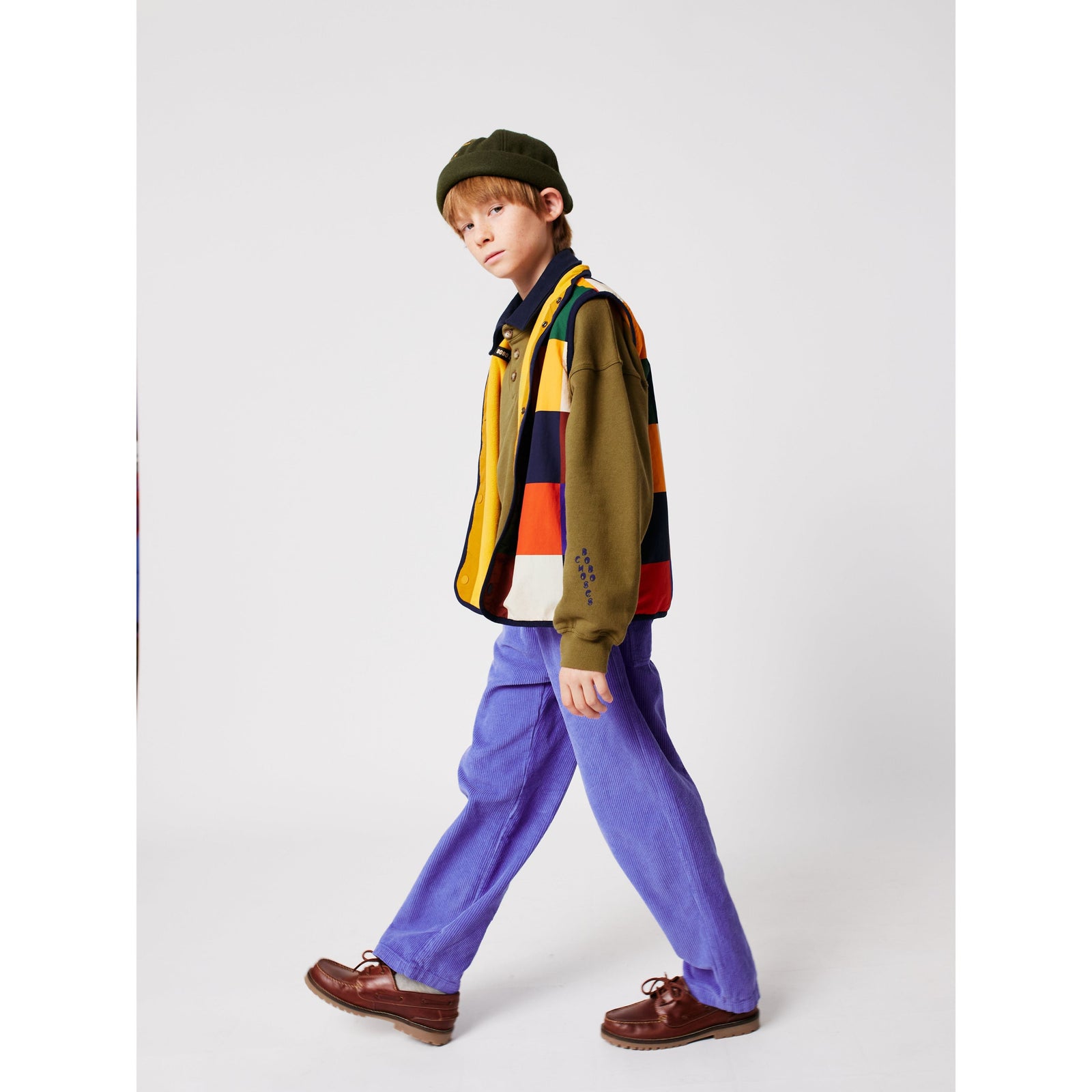 Bobo Choses Lilac Corduroy Pants