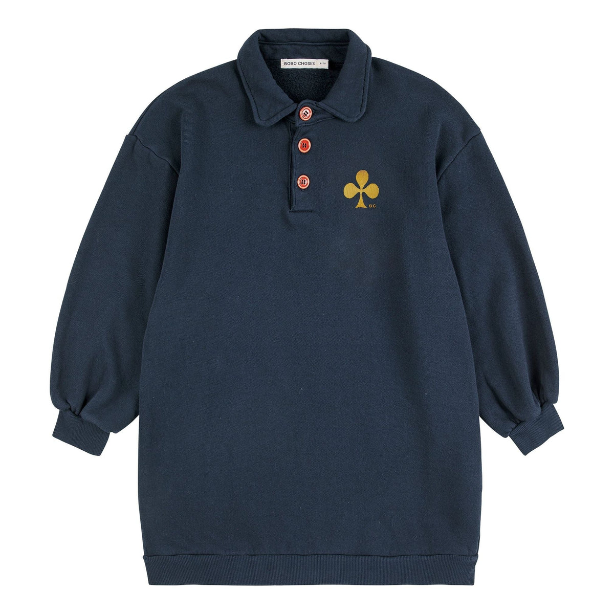 Clover Polo Sweatshirt Dress