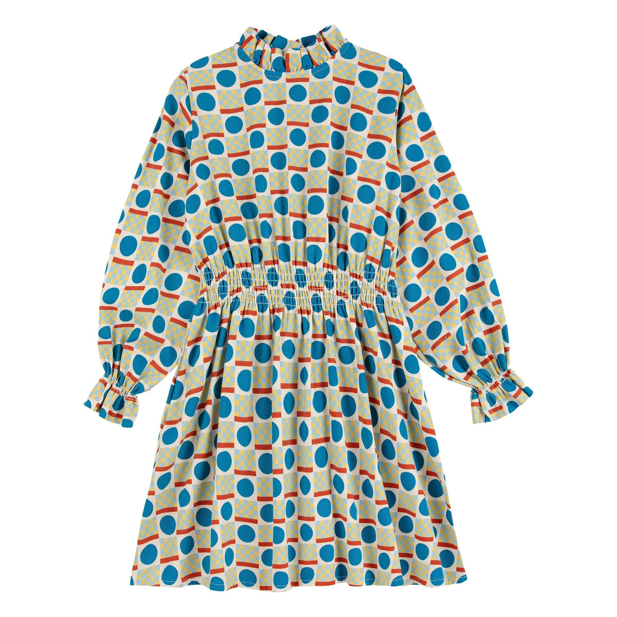 Geometric Scacs All Over Dress