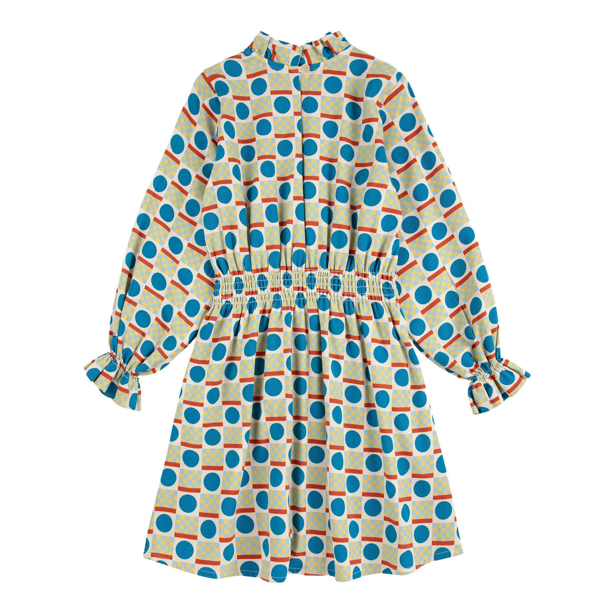 Geometric Scacs All Over Dress