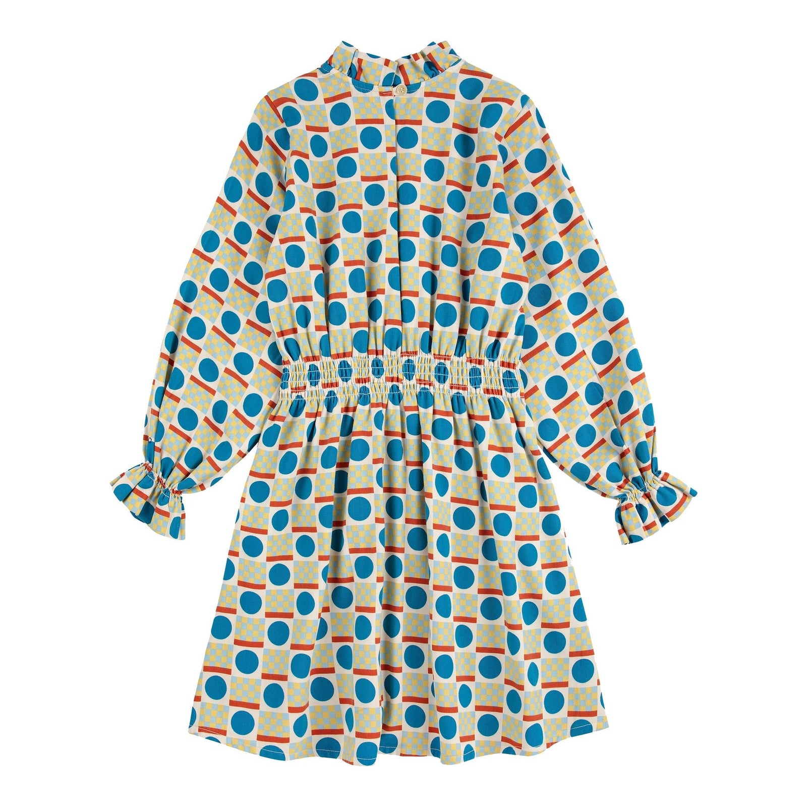 Geometric Scacs All Over Dress