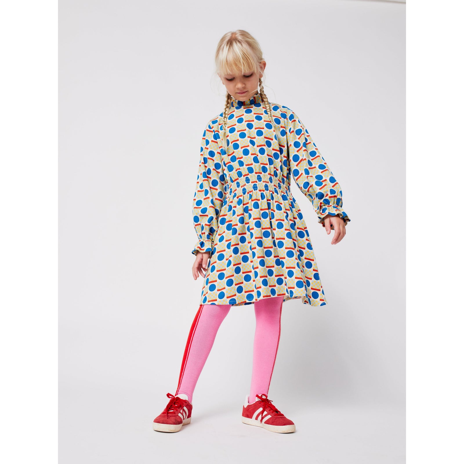 Geometric Scacs All Over Dress