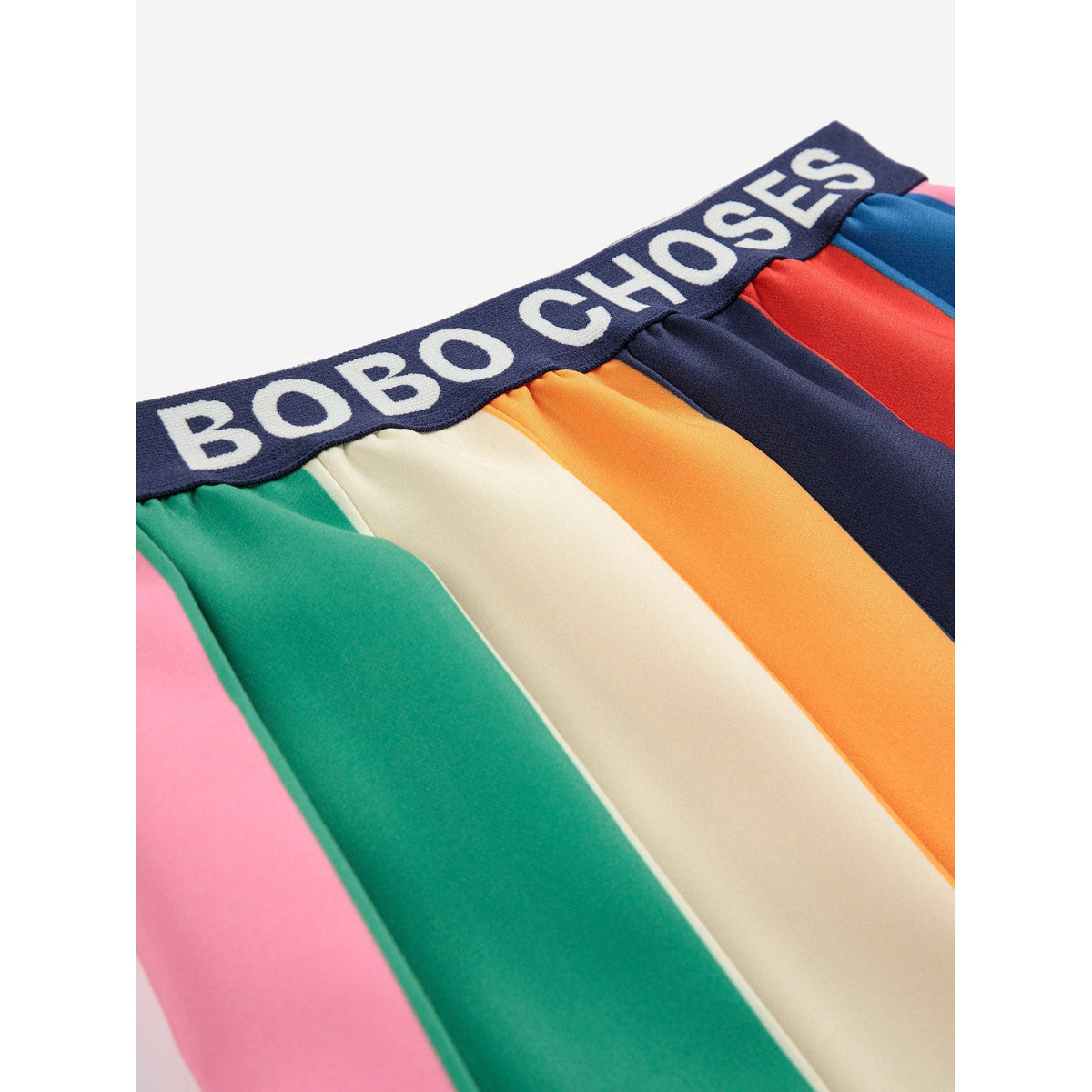 Bobo Color Block Pleated Skirt