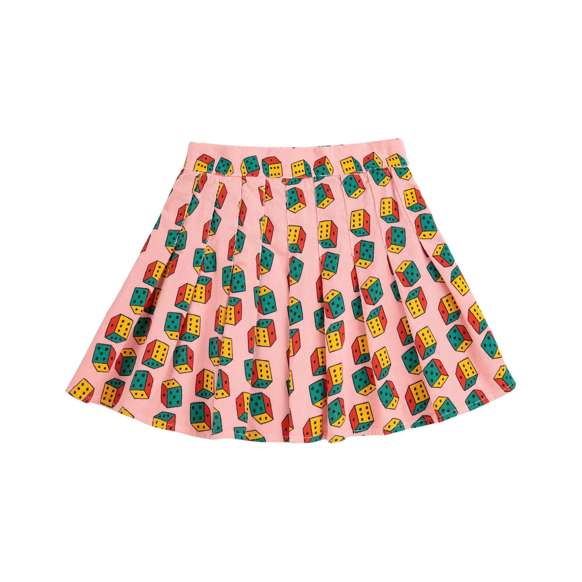 Dices All Over Mini Corduroy Skirt