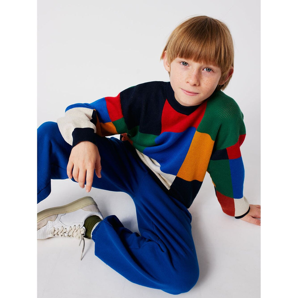 Multicolor Tiles Jumper