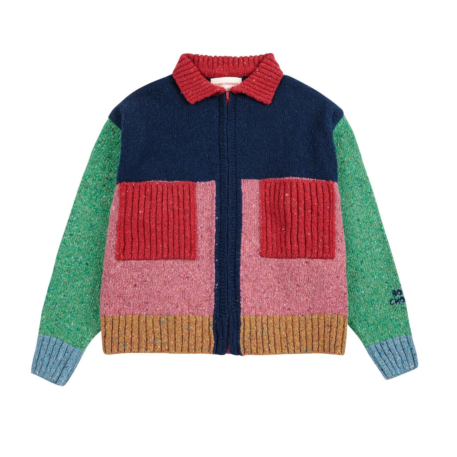 Bobo Choses Color Block Cardigan