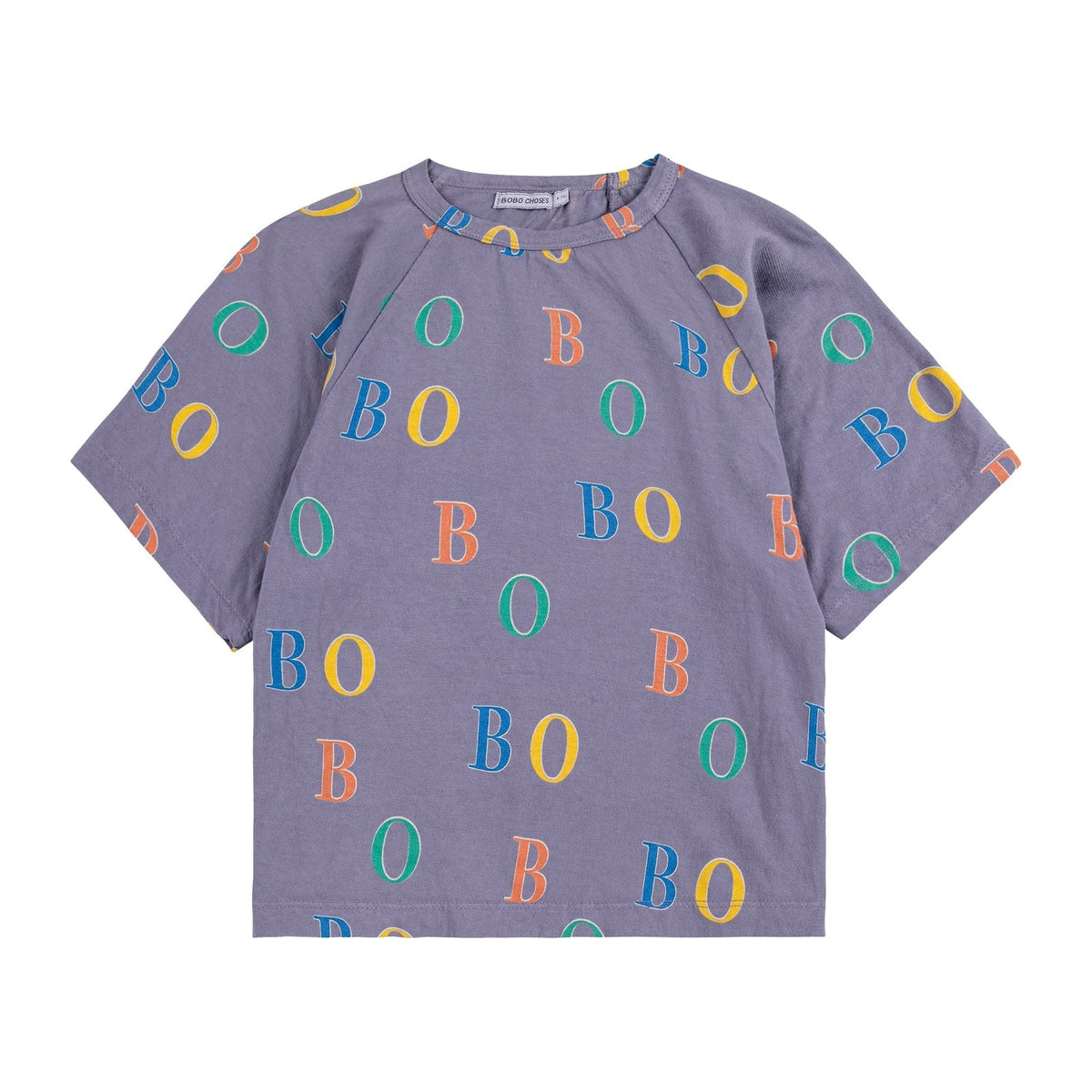 Multicolor Bobo All Over Ranglan T-Shirt