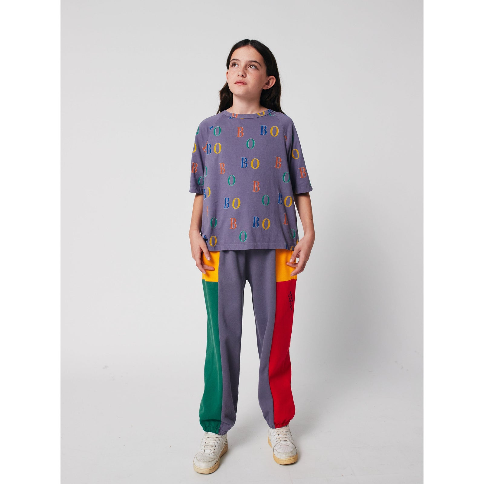 Multicolor Bobo All Over Ranglan T-Shirt