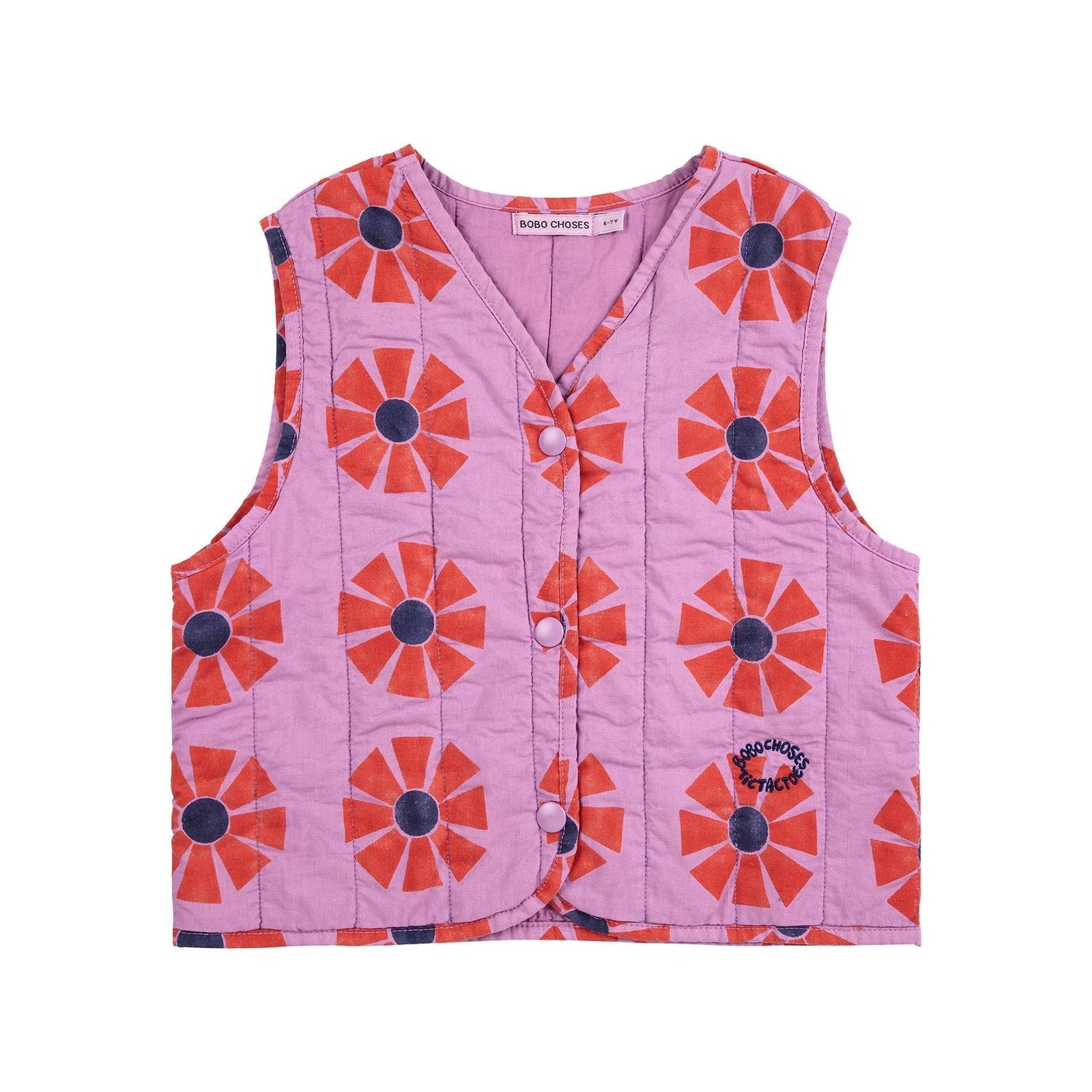 Kaleidoscope All Over Quilted Woven Vest