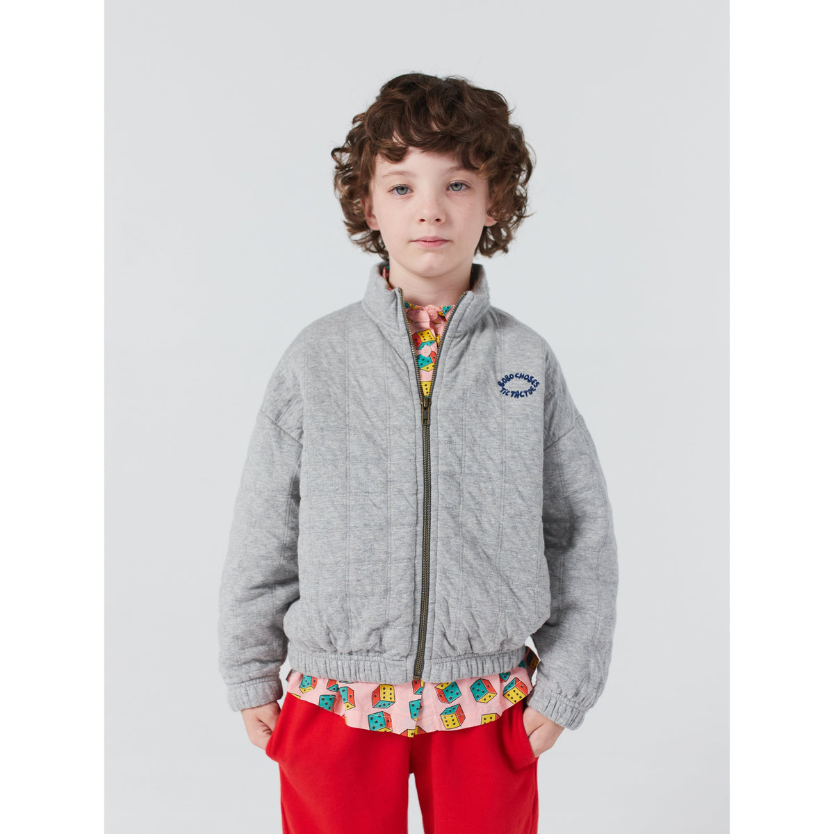 Tic Tac Toe Quilted Sweatshirt