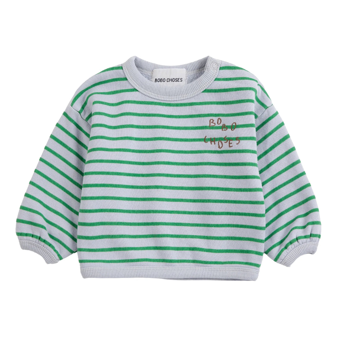 Bobo Choses Stripes Sweatshirt, All About Monsters collection