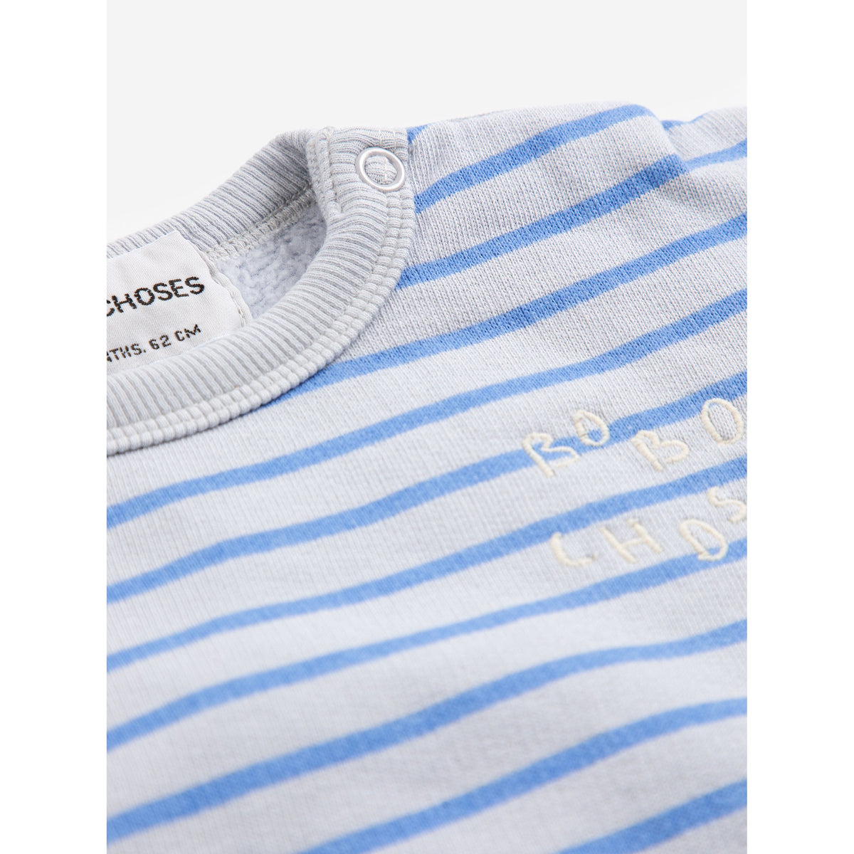 Bobo Choses Stripes Sweatshirt, All About Monsters collection, view 2