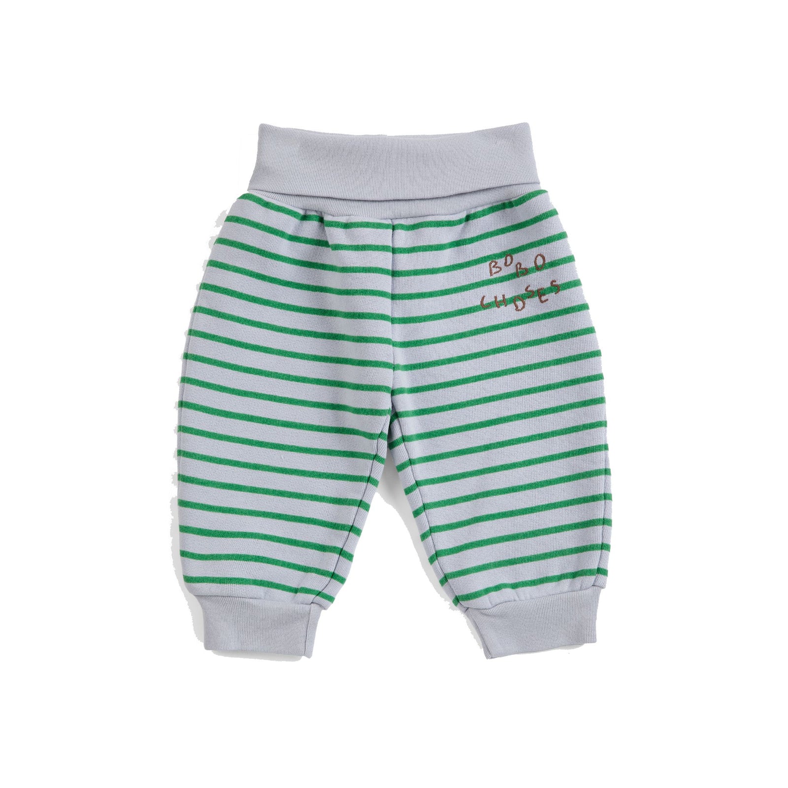 Bobo Choses Stripes Jogging Pants - Green