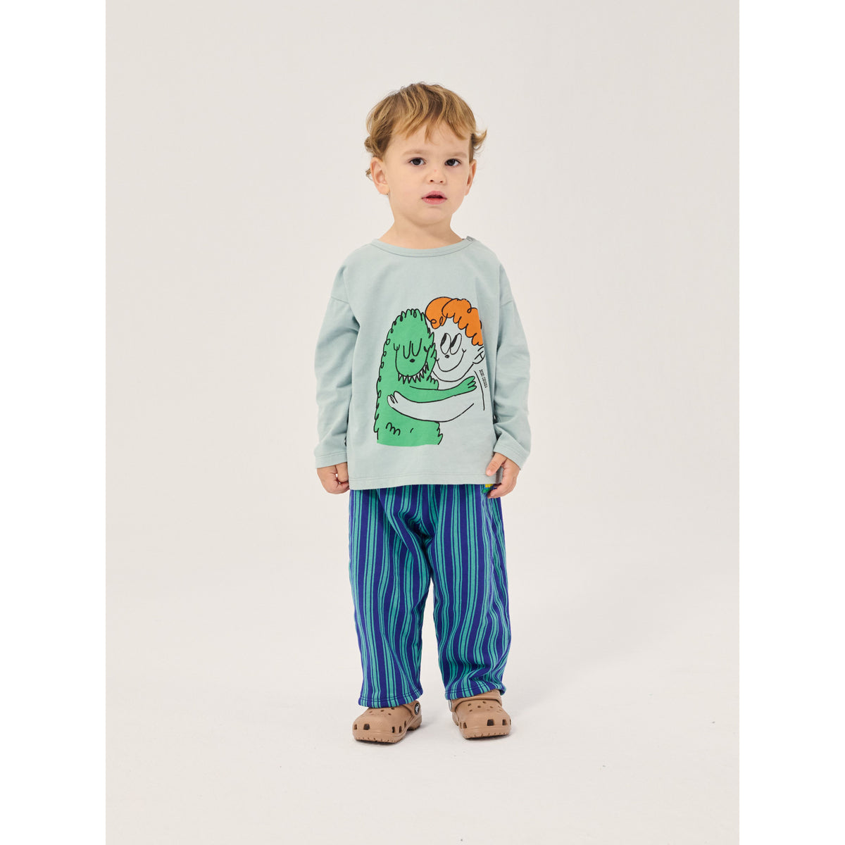 Bobo Choses Hug Hairy Monster T-Shirt, All About Monsters collection, view 5