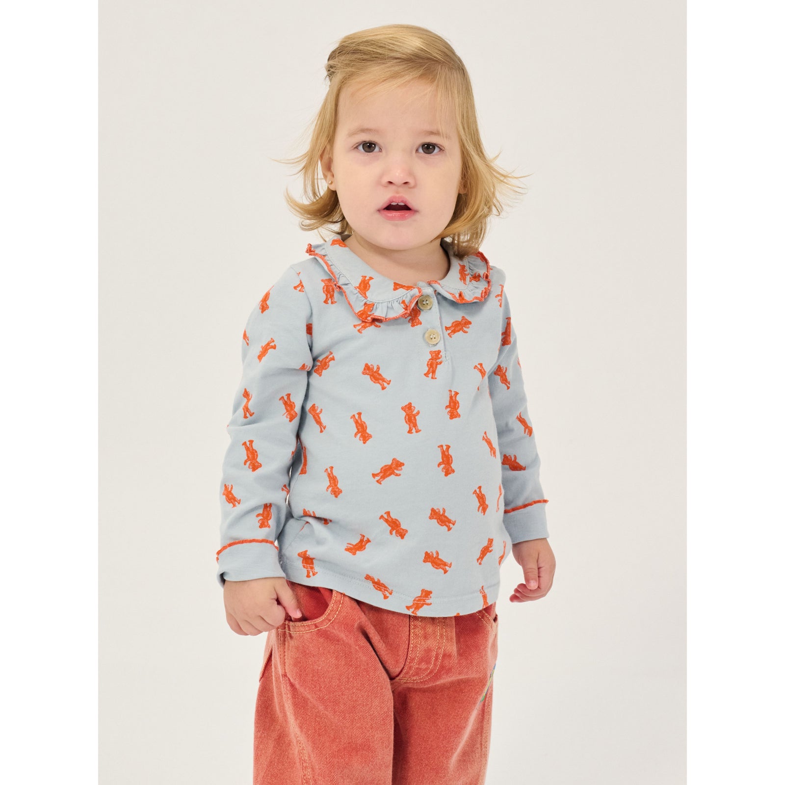 Bobo Choses Softpaw Monster All Over T-Shirt, All About Monsters collection, view 2