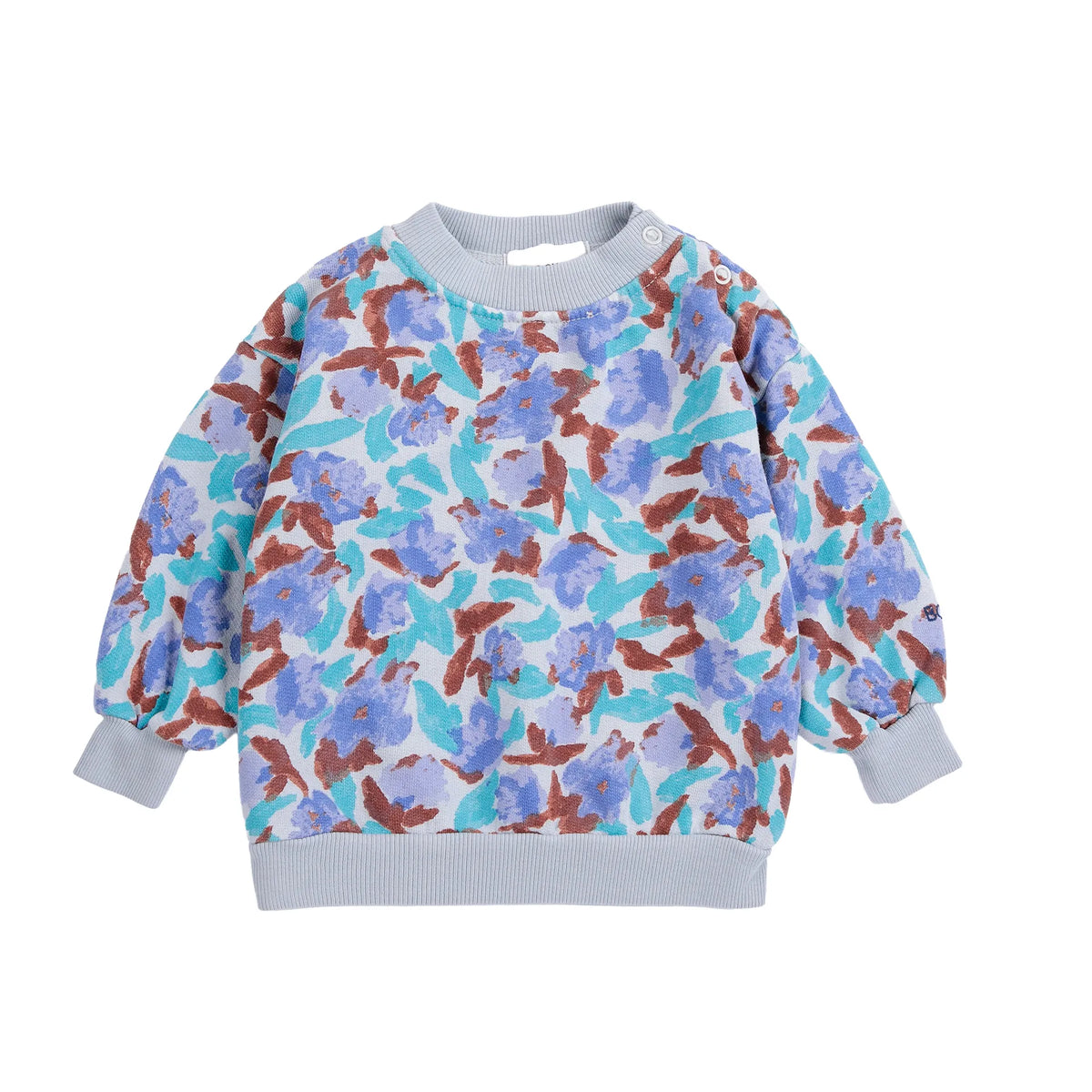 Bobo Choses Watercolor All Over Sweatshirt, All About Monsters collection