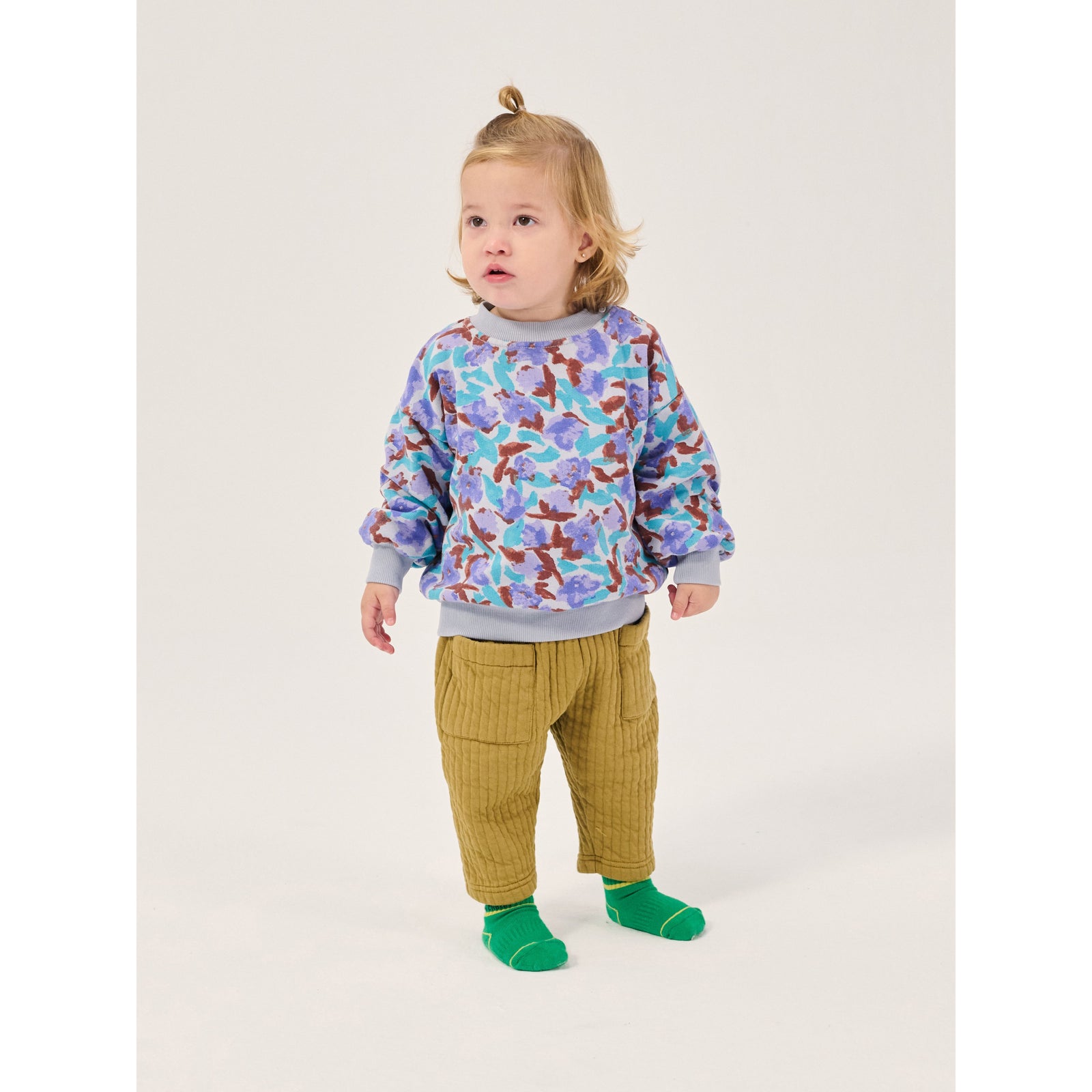 Bobo Choses Watercolor All Over Sweatshirt, All About Monsters collection, view 5