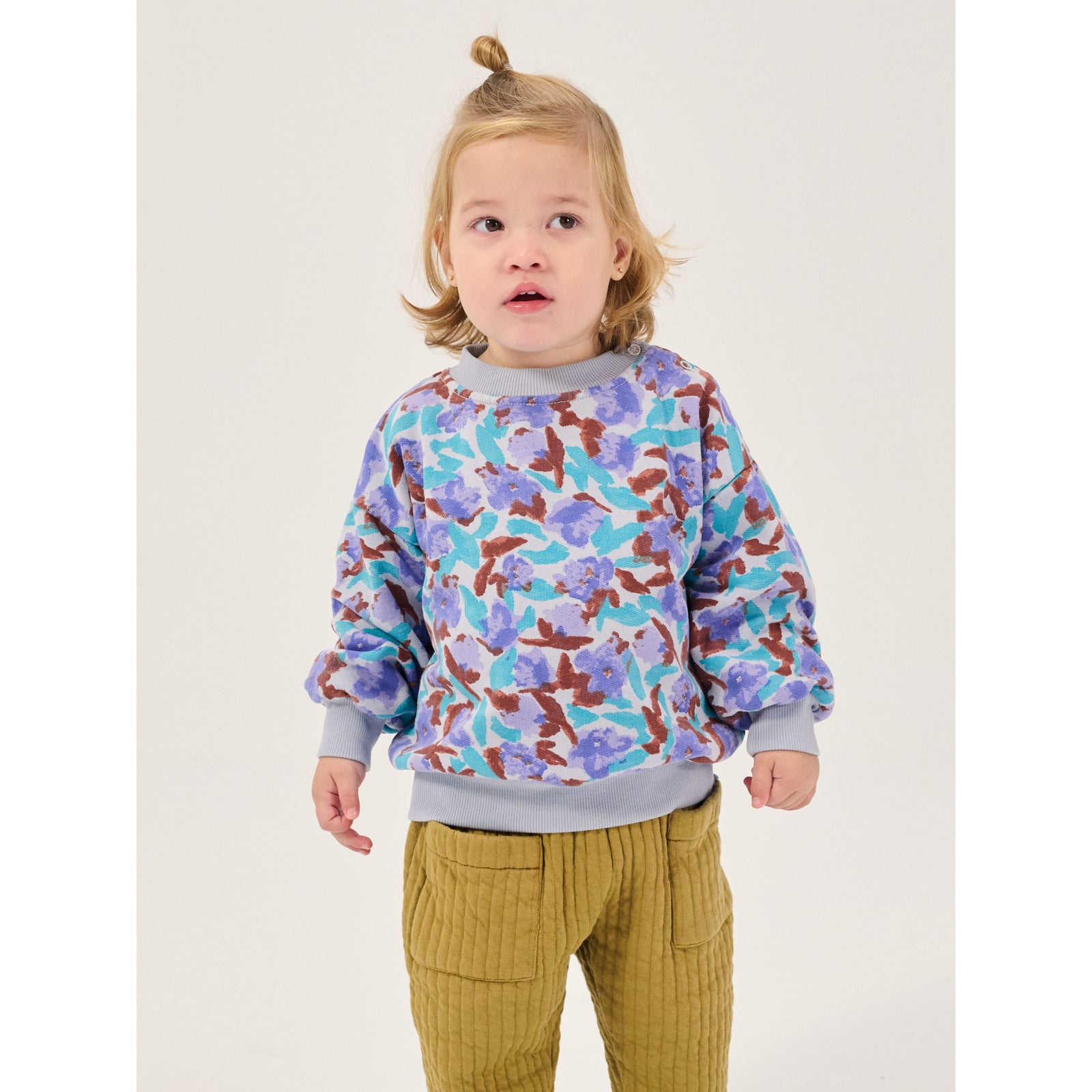 Bobo Choses Watercolor All Over Sweatshirt, All About Monsters collection, view 6