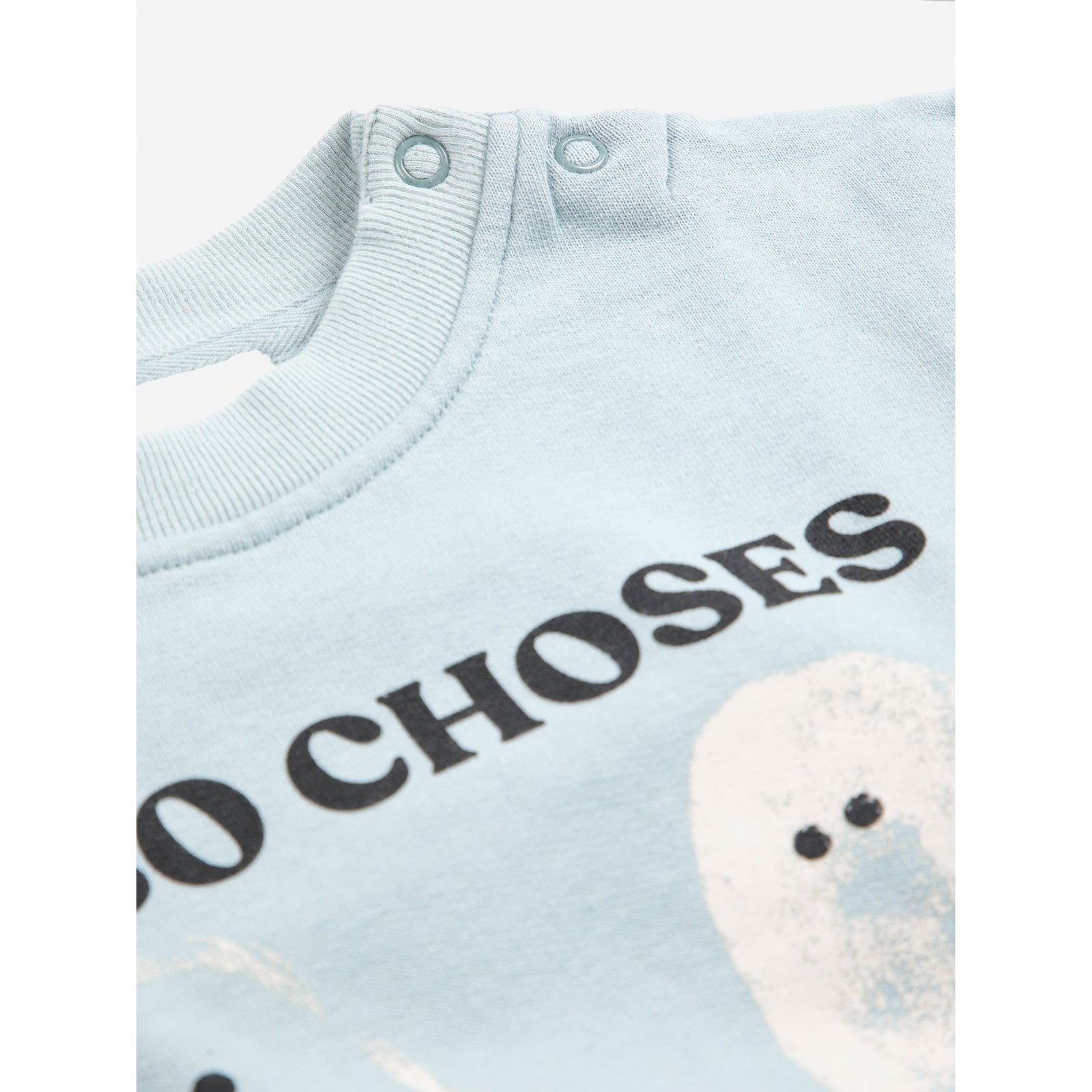 Bobo Choses Booty Ghosts Sweatshirt, All About Monsters collection, view 4