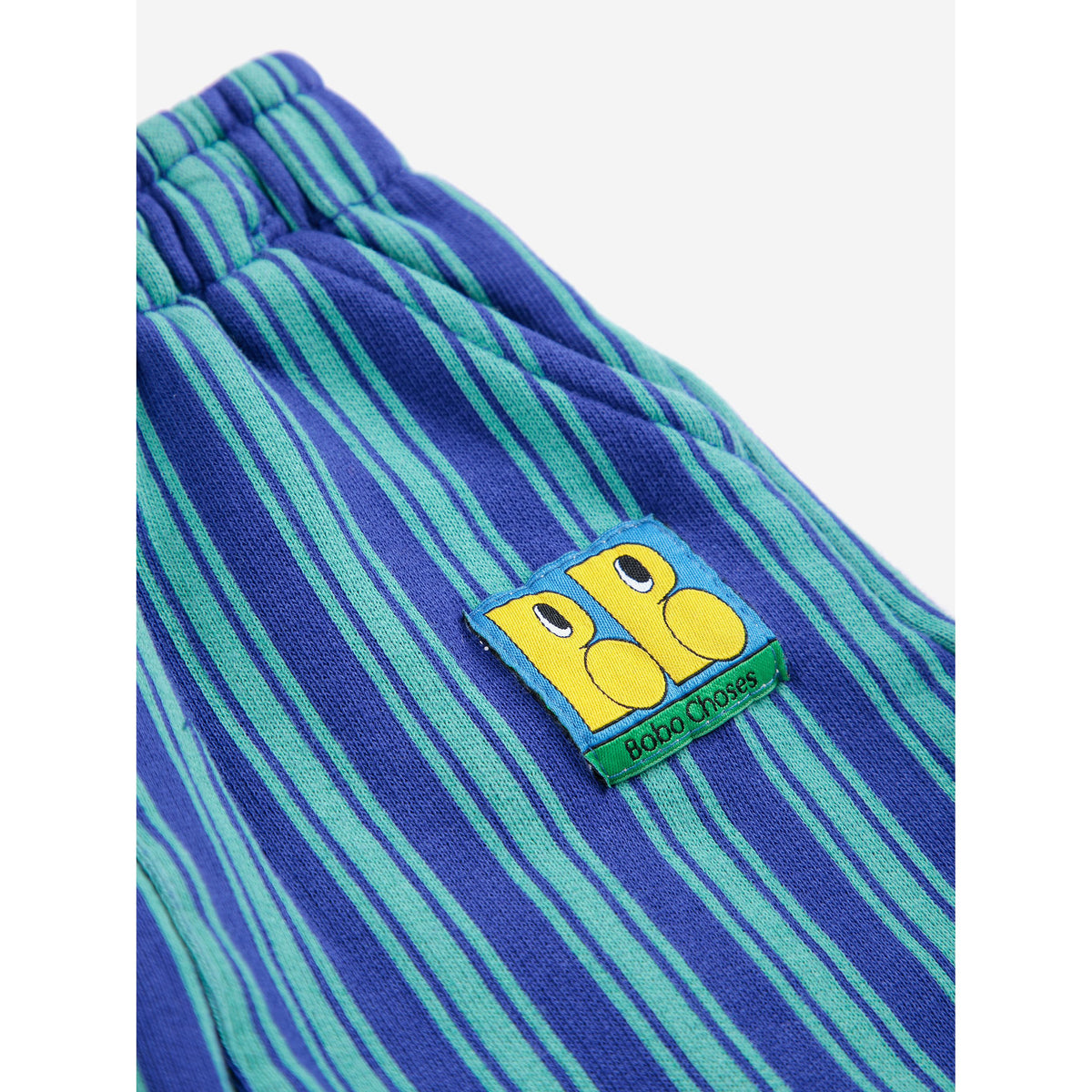Bobo Choses Booo Bo Choses Tag Stripes Jogging Pants, All About Monsters collection, view 5