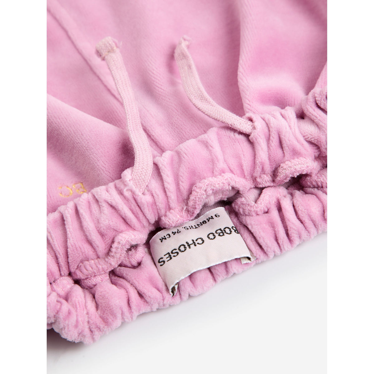 Bobo Choses Bc Velvet Jogging Pants, All About Monsters collection, view 5