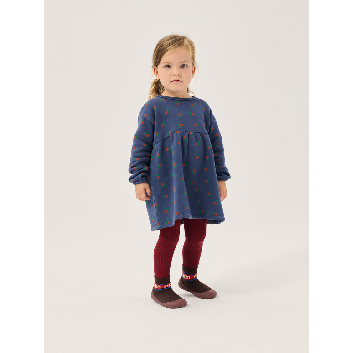 Stamp Bloom All Over Fleece Dress