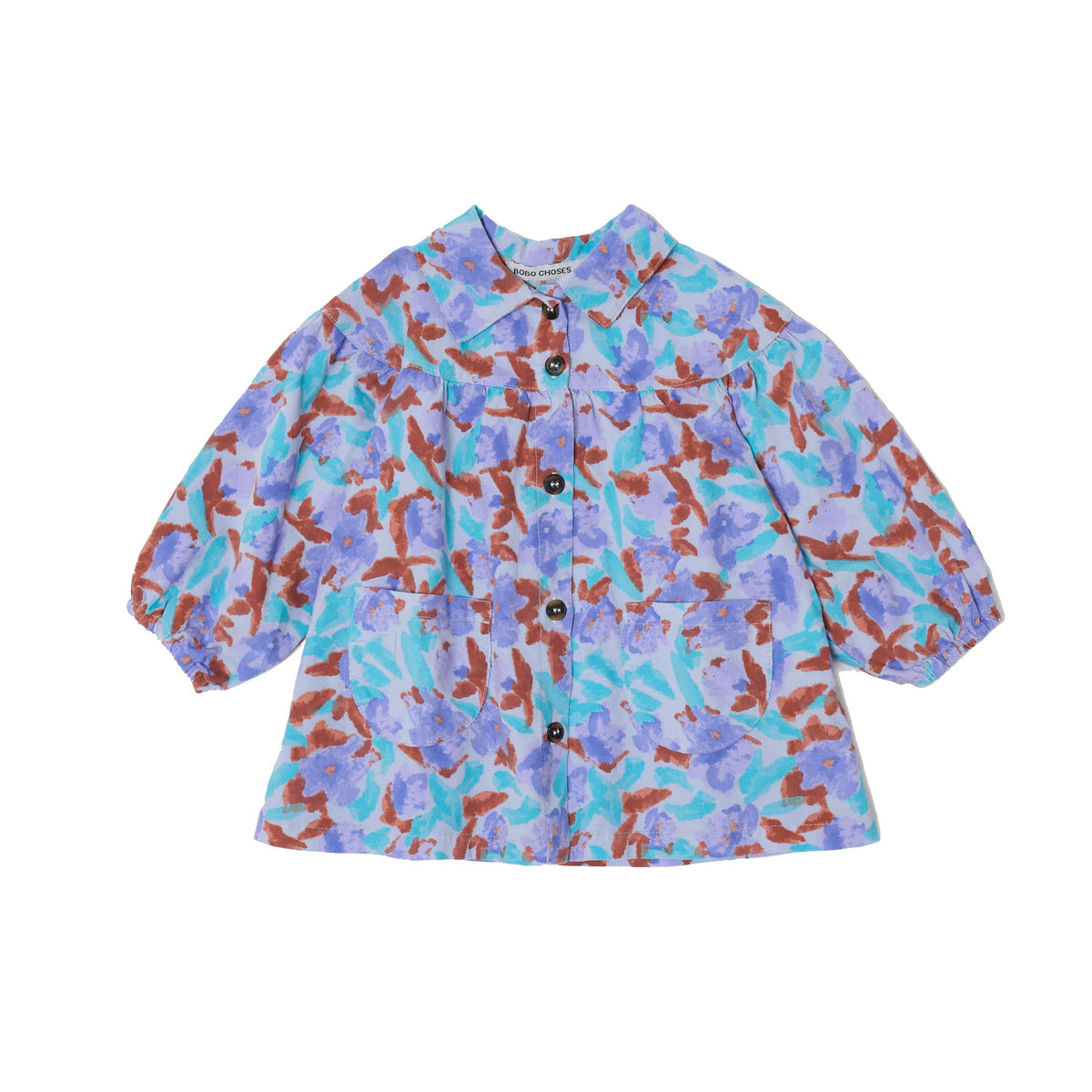 Watercolor All Over Woven Dress
