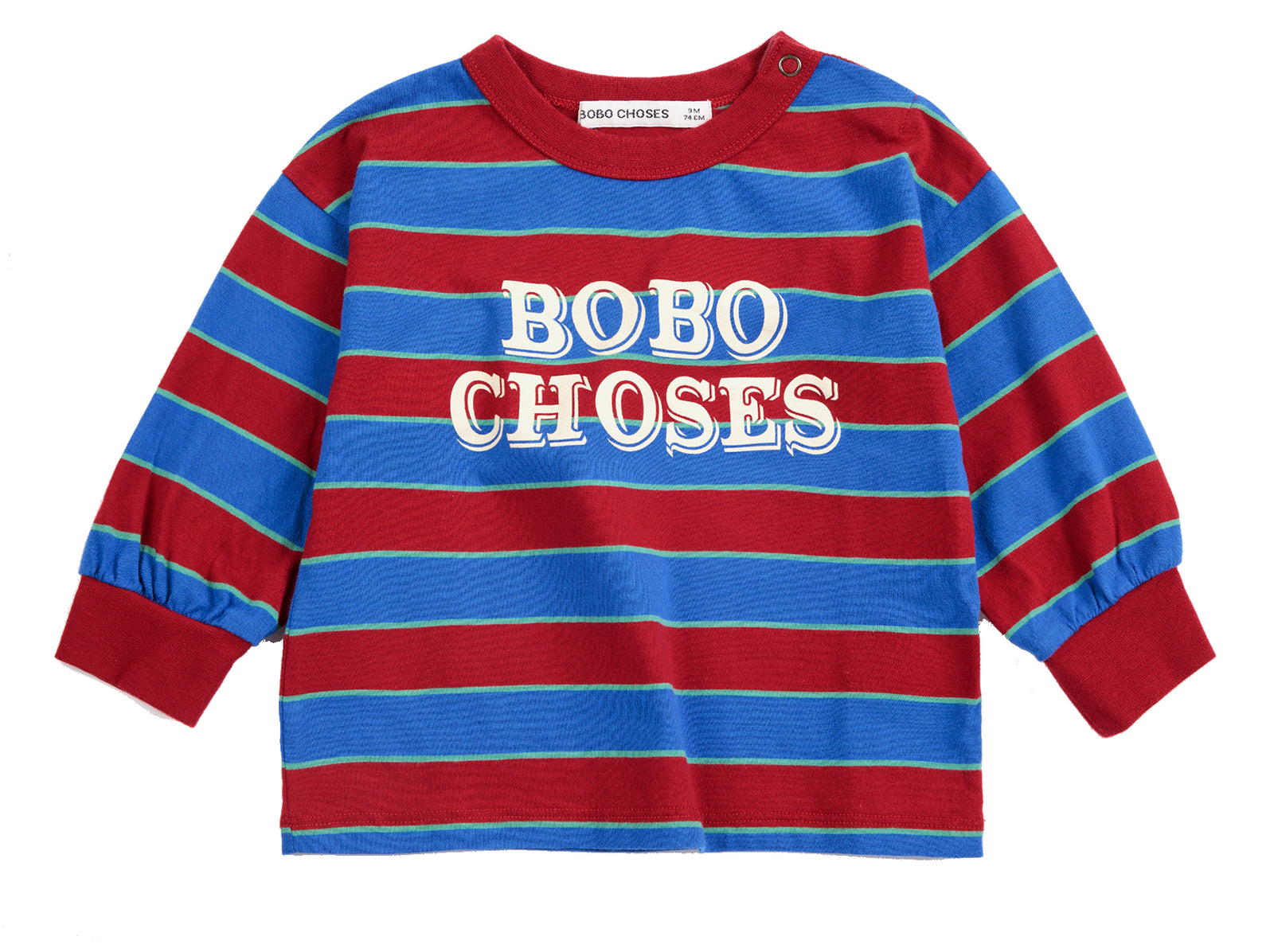 Bobo Choses Embossed Stripes T-Shirt