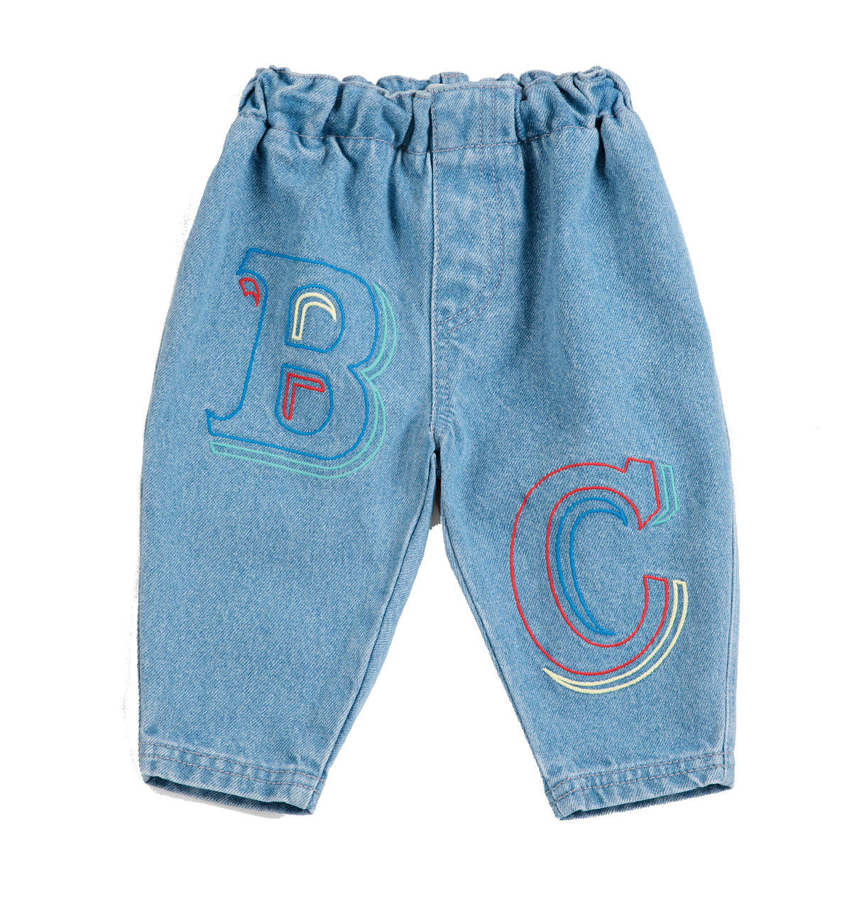 Bobo Choses Embossed Denim Pants