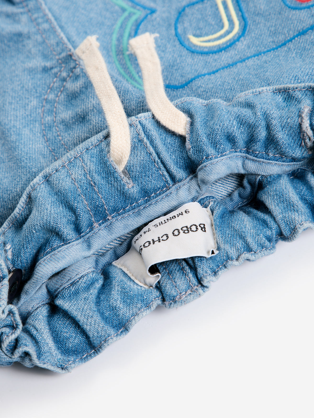 Bobo Choses Embossed Denim Pants
