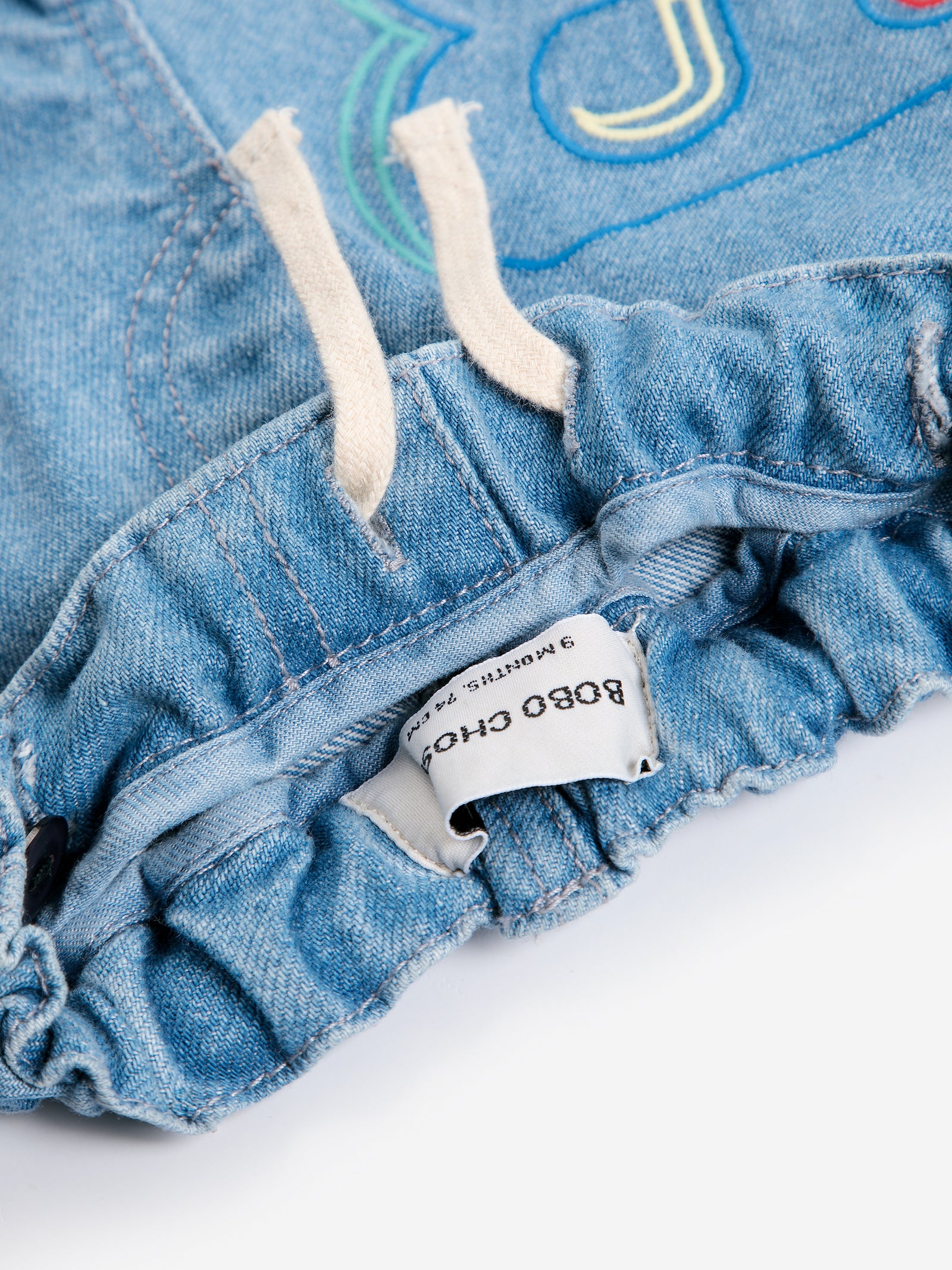 Bobo Choses Embossed Denim Pants