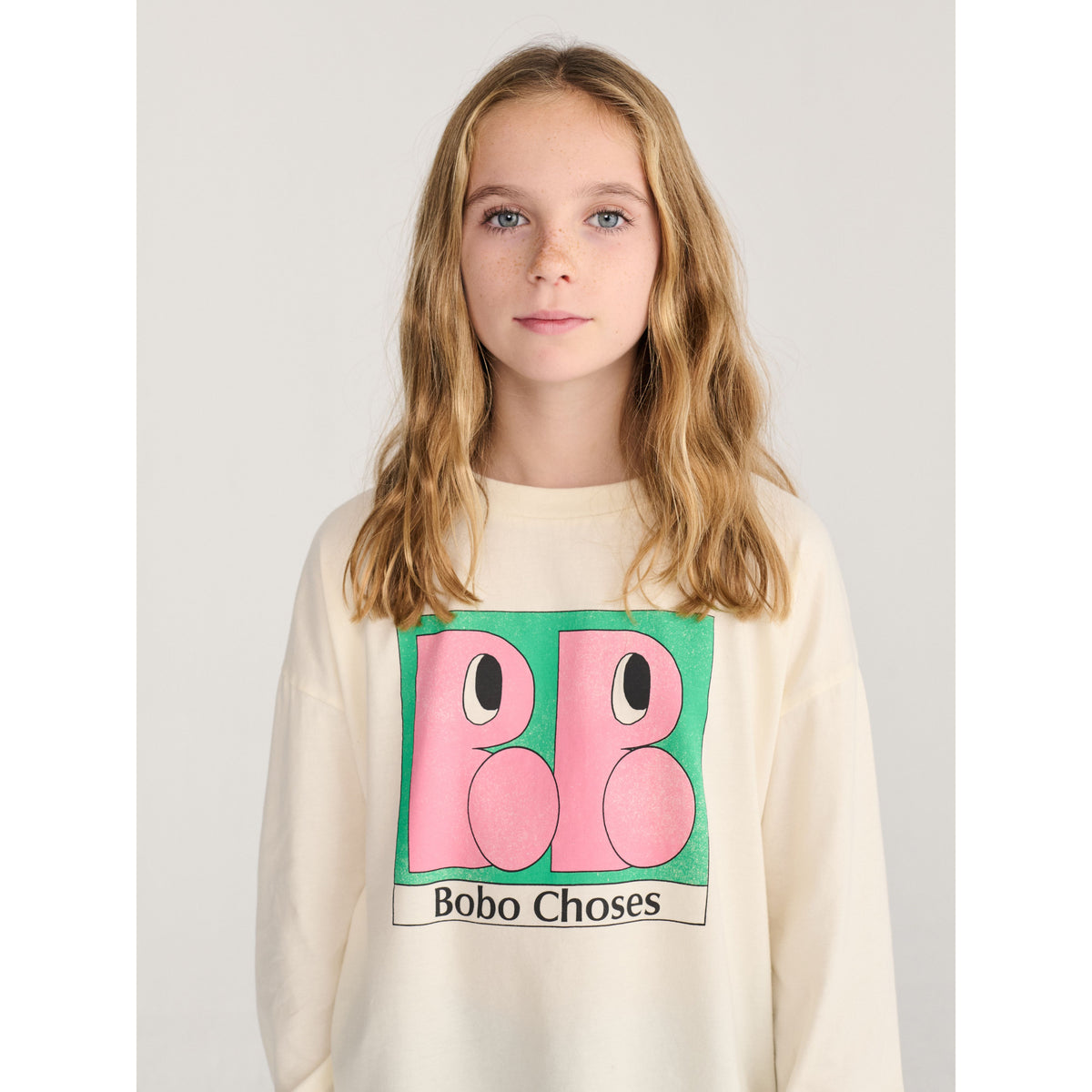 Bobo Choses Booo Bo Choses T-Shirt, All About Monsters collection, view 2