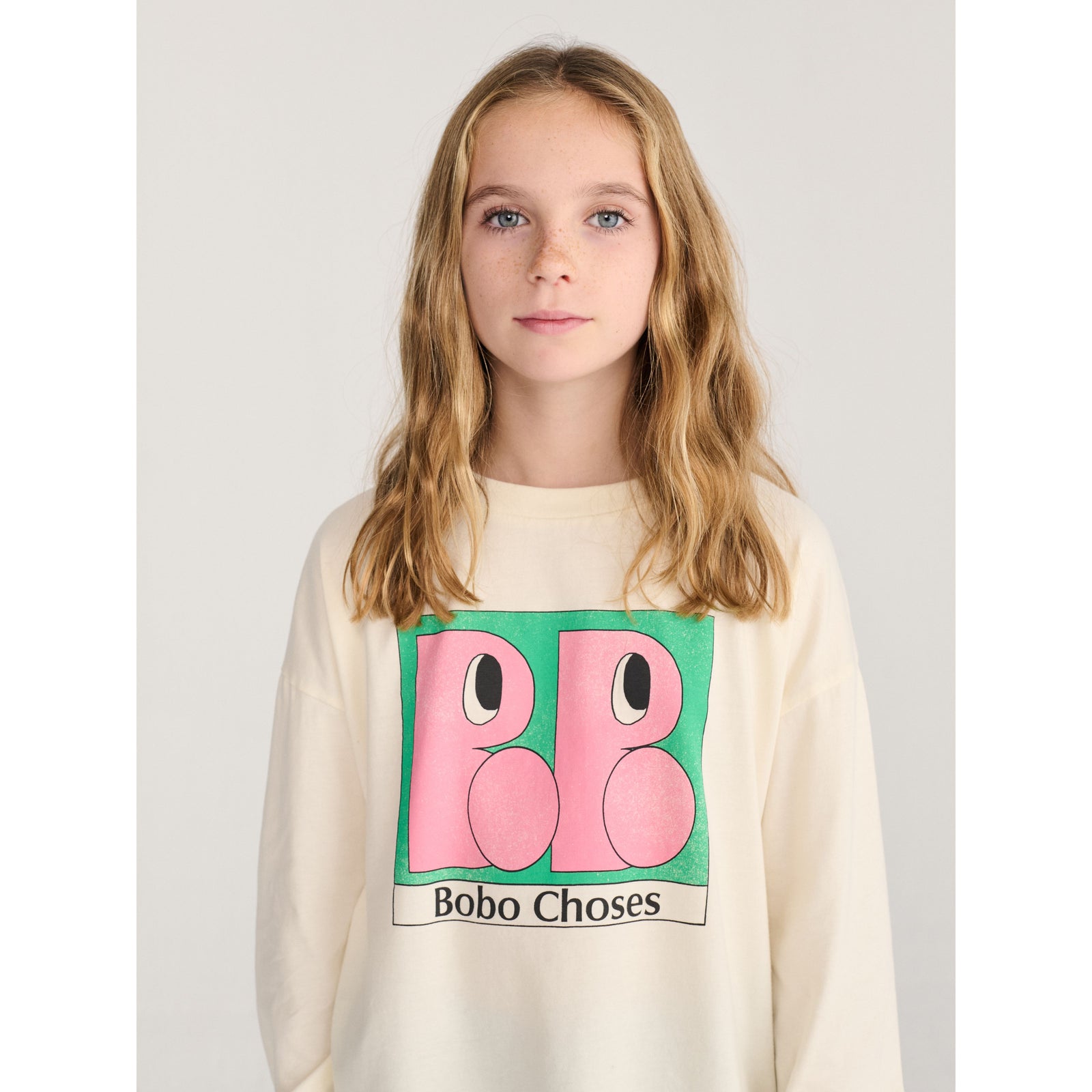 Bobo Choses Booo Bo Choses T-Shirt, All About Monsters collection, view 2