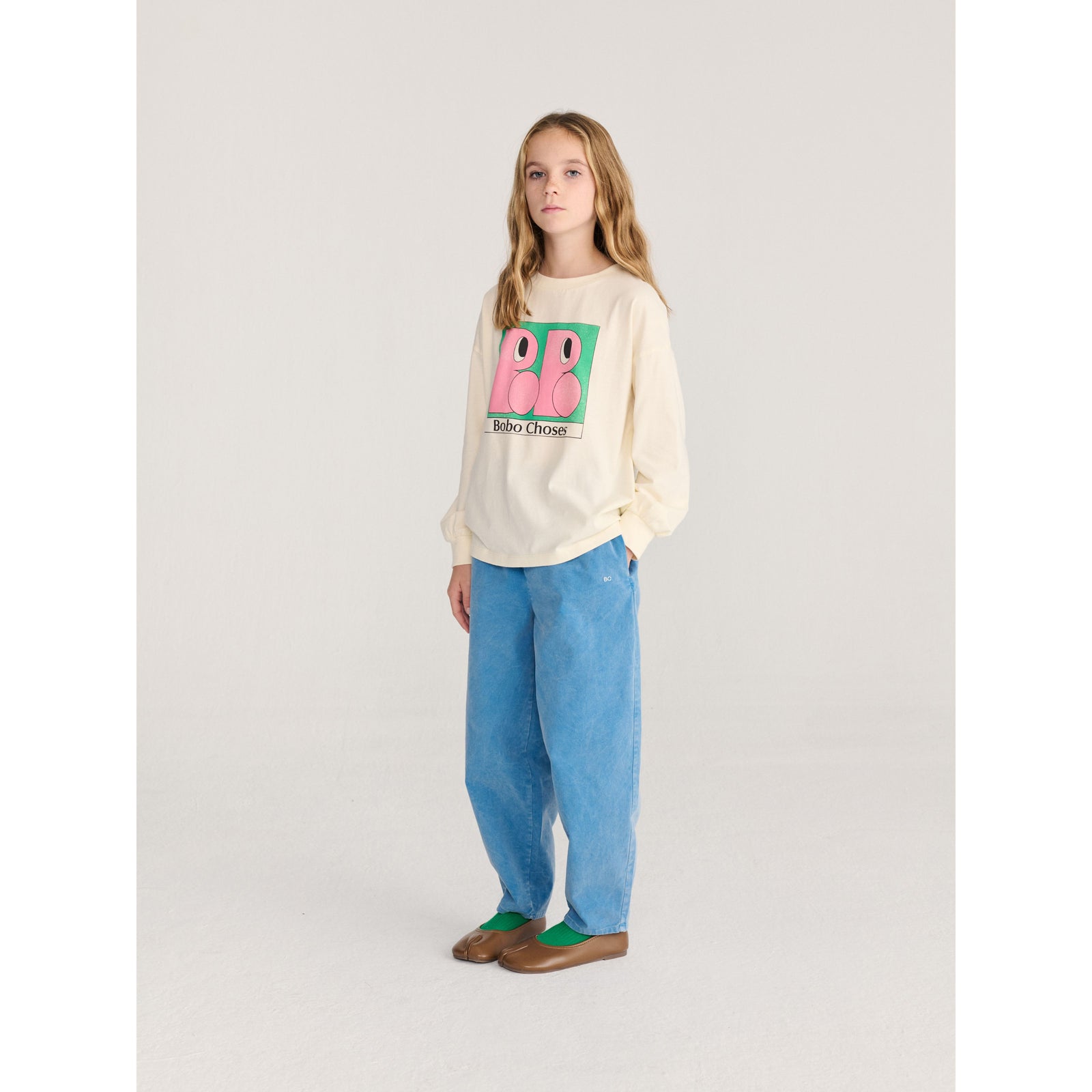 Bobo Choses Booo Bo Choses T-Shirt, All About Monsters collection, view 3