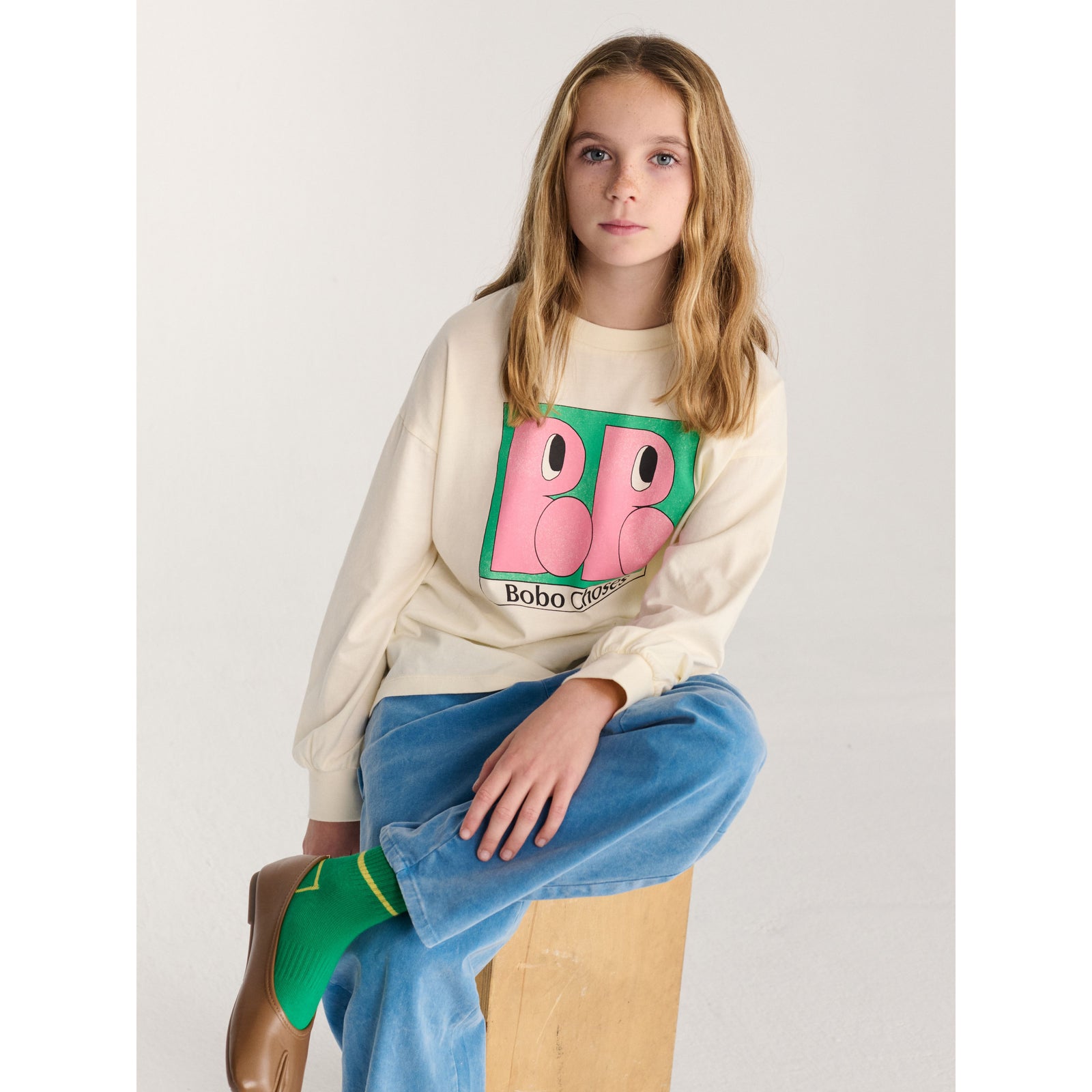 Bobo Choses Booo Bo Choses T-Shirt, All About Monsters collection, view 4