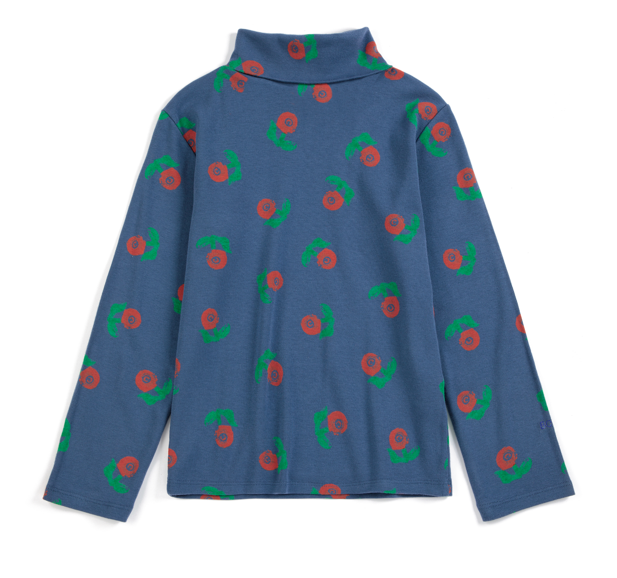 Stamp Bloom All Over Turtleneck T-Shirt