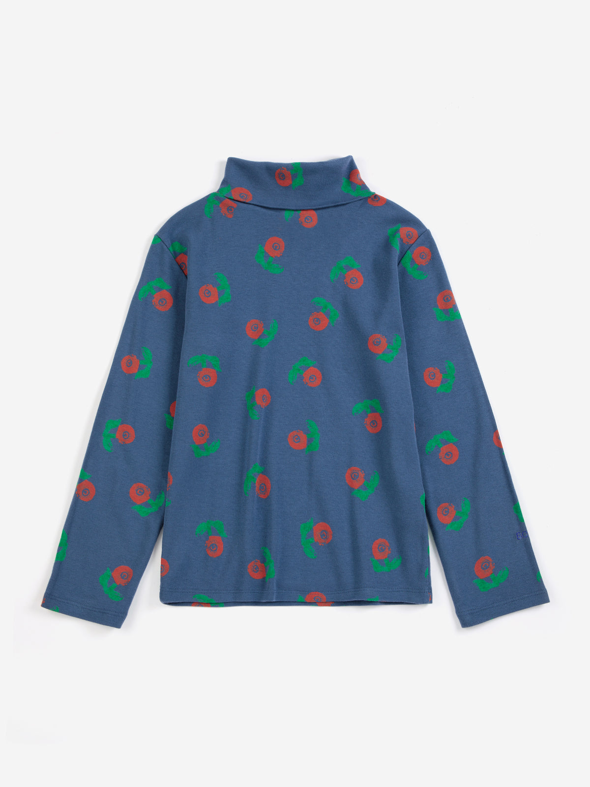 Stamp Bloom All Over Turtleneck T-Shirt