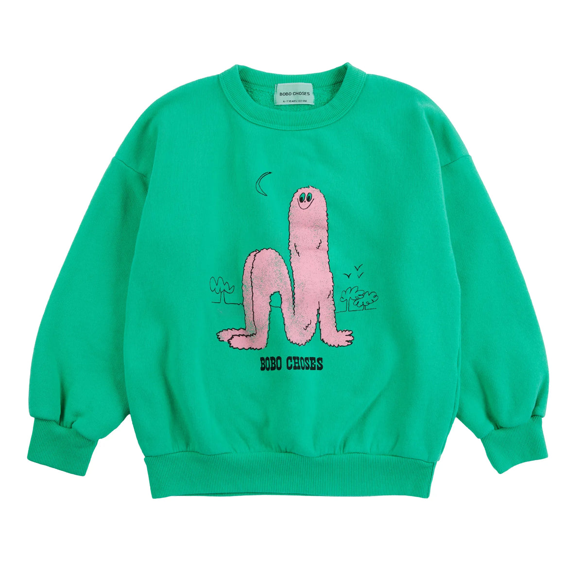 Bobo Choses Long Puff Sweatshirt, All About Monsters collection