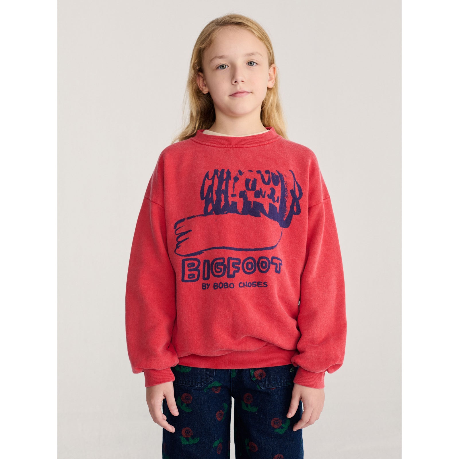Bobo Choses Bigfoot By Bc Sweatshirt, All About Monsters collection, view 2