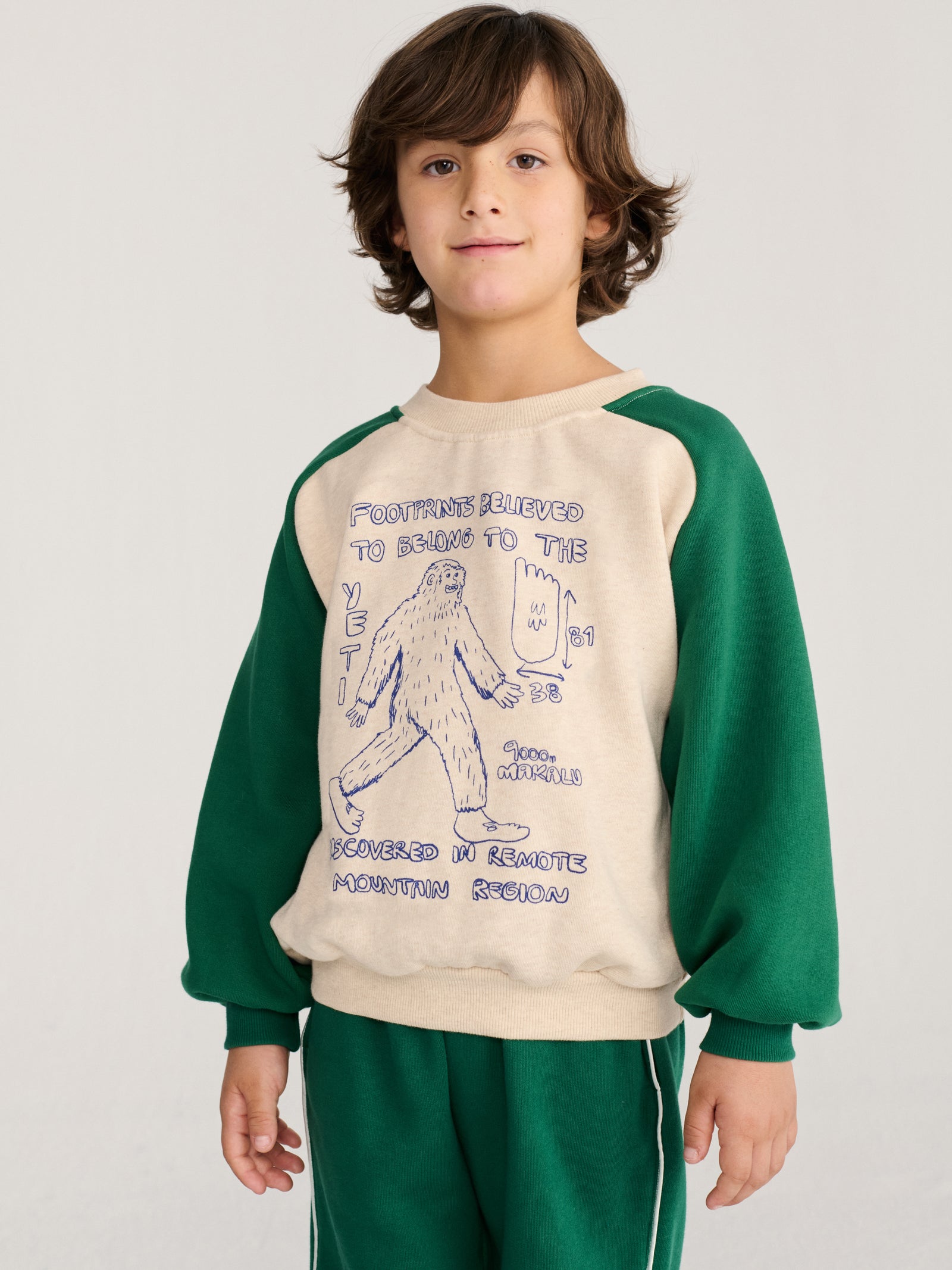 Mr. Footish Raglan Sweatshirt