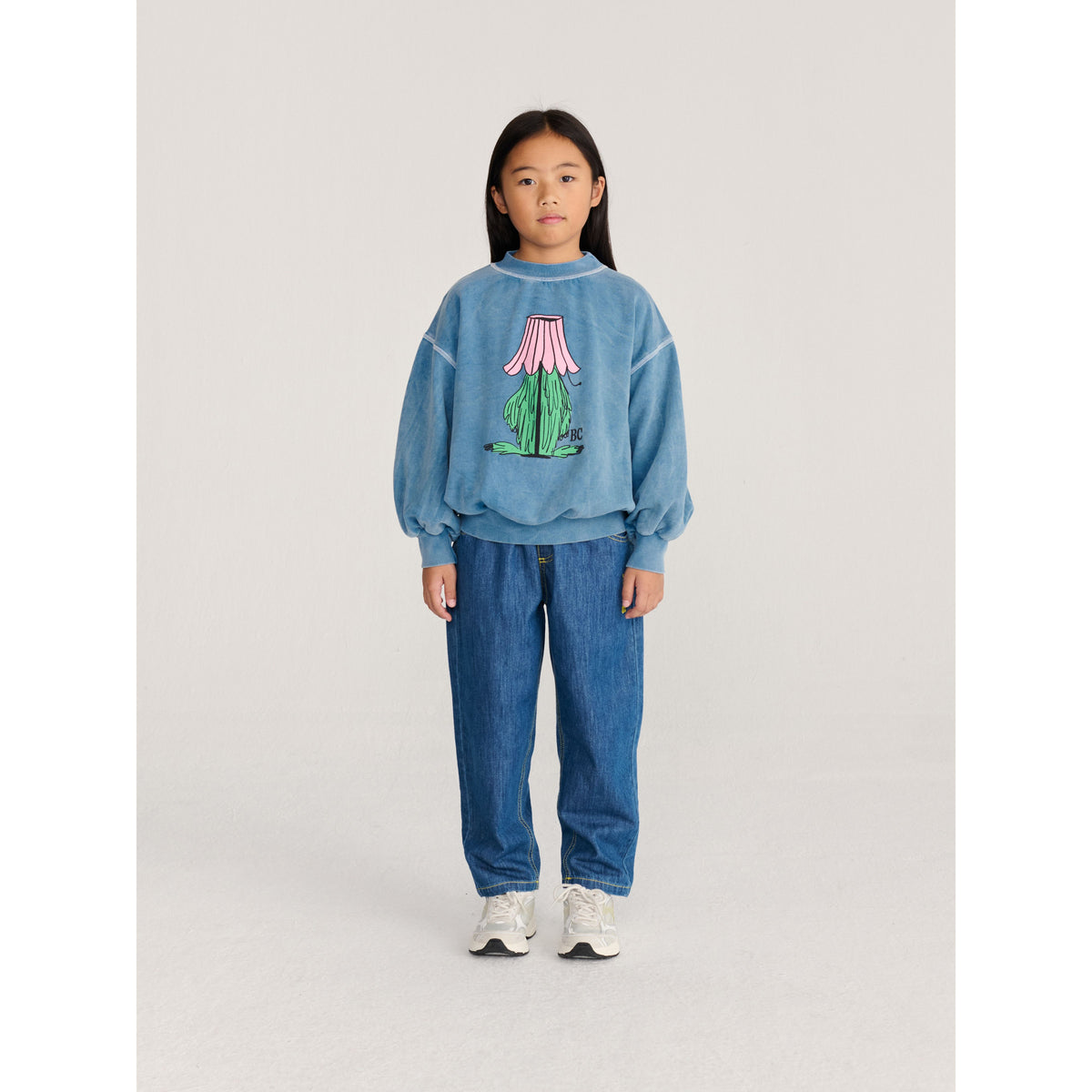 Bobo Choses Hidden Monster Sweatshirt, All About Monsters collection, view 3