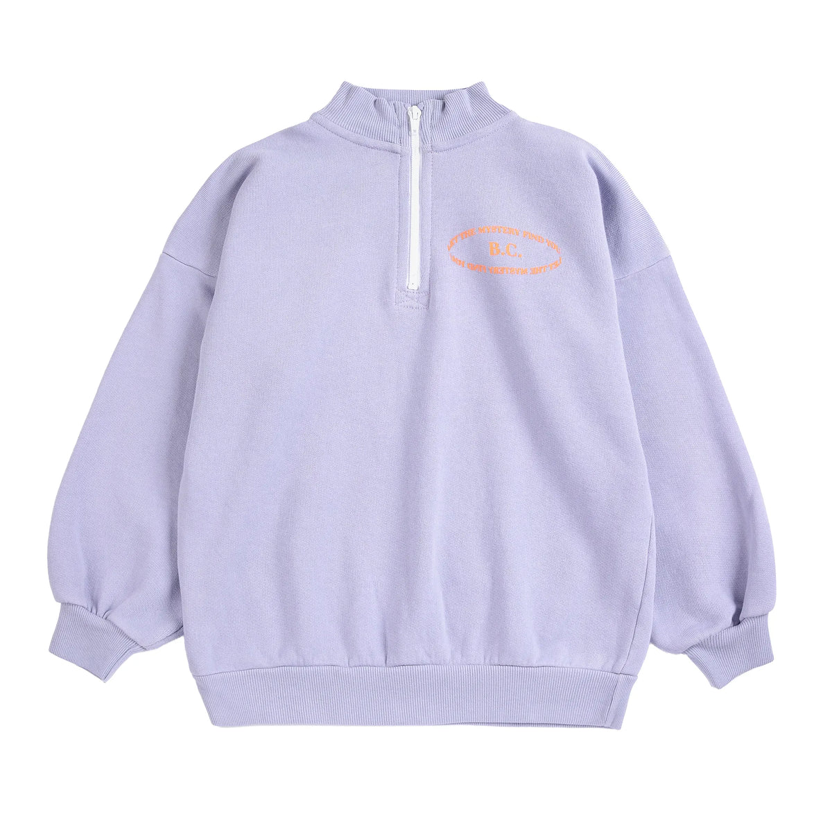 Bobo Choses Mystery Bc Half Zipped Sweatshirt, All About Monsters collection