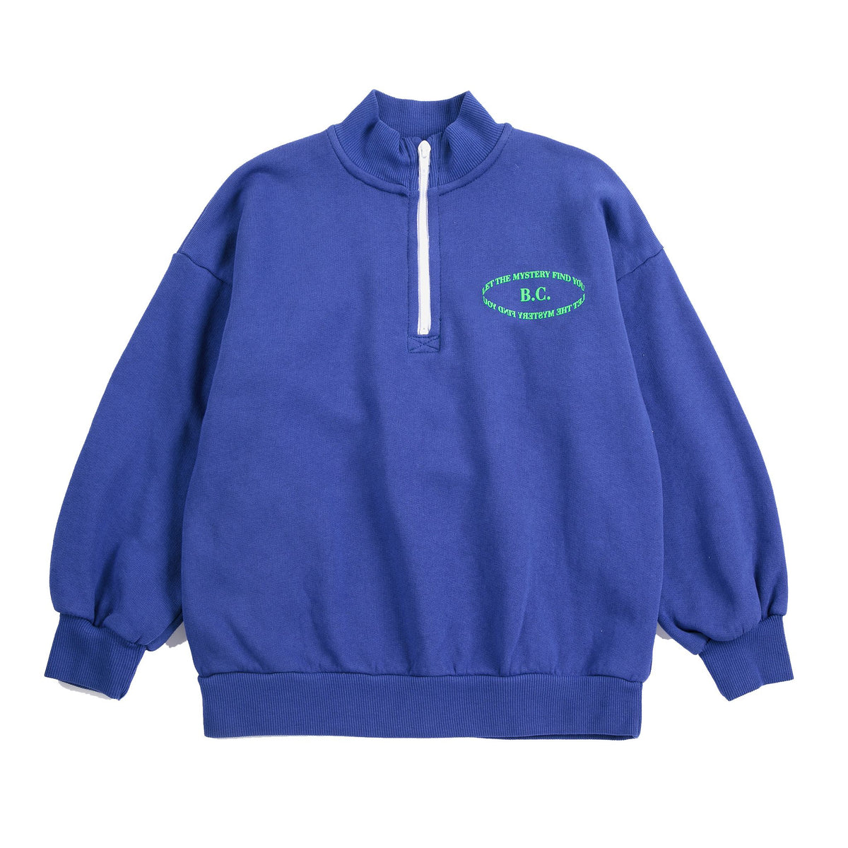 Bobo Choses Mystery Bc Half Zipped Sweatshirt, All About Monsters collection